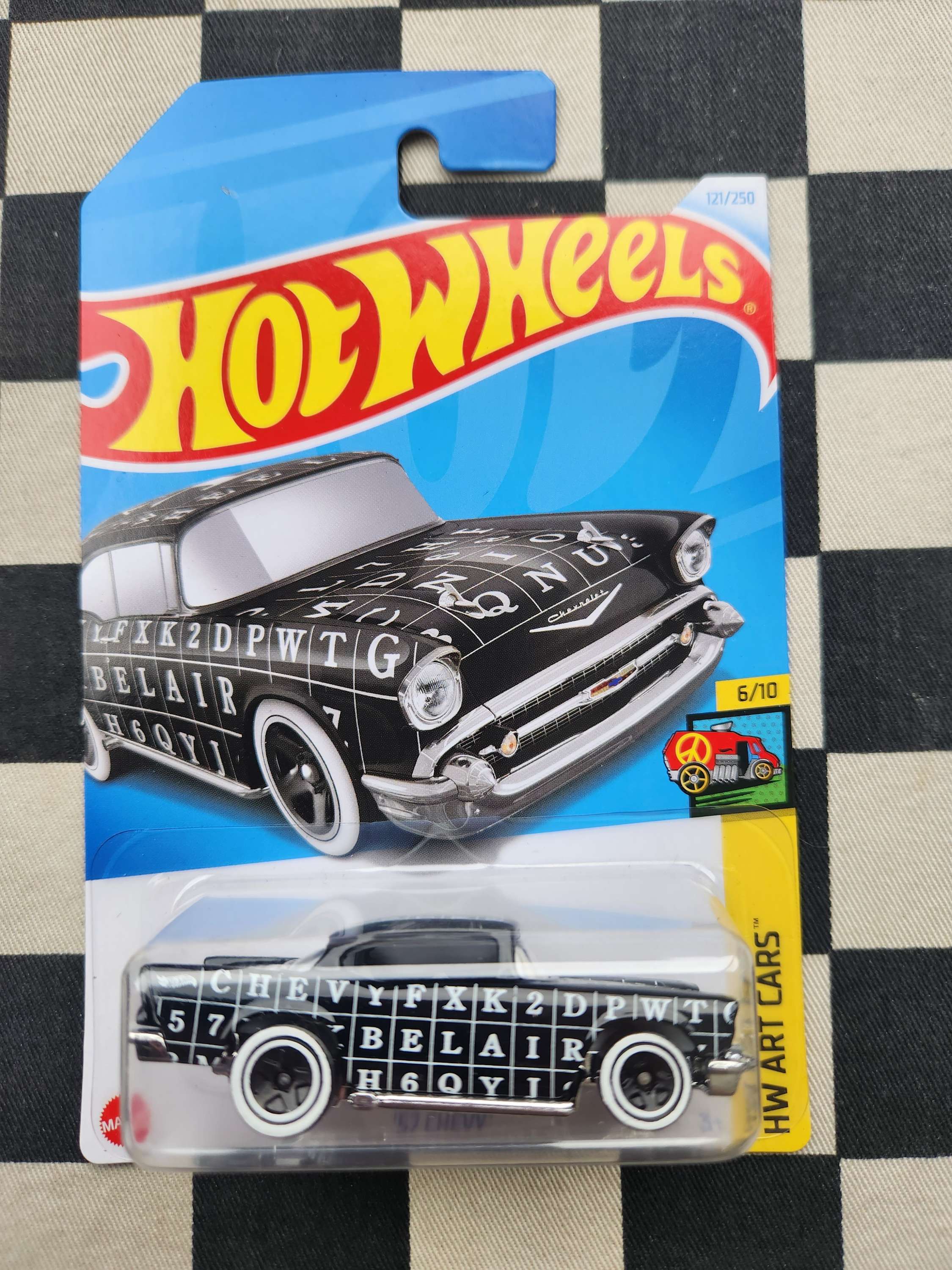 Hot Wheels 2024 Art Cars 57 Chevy Black