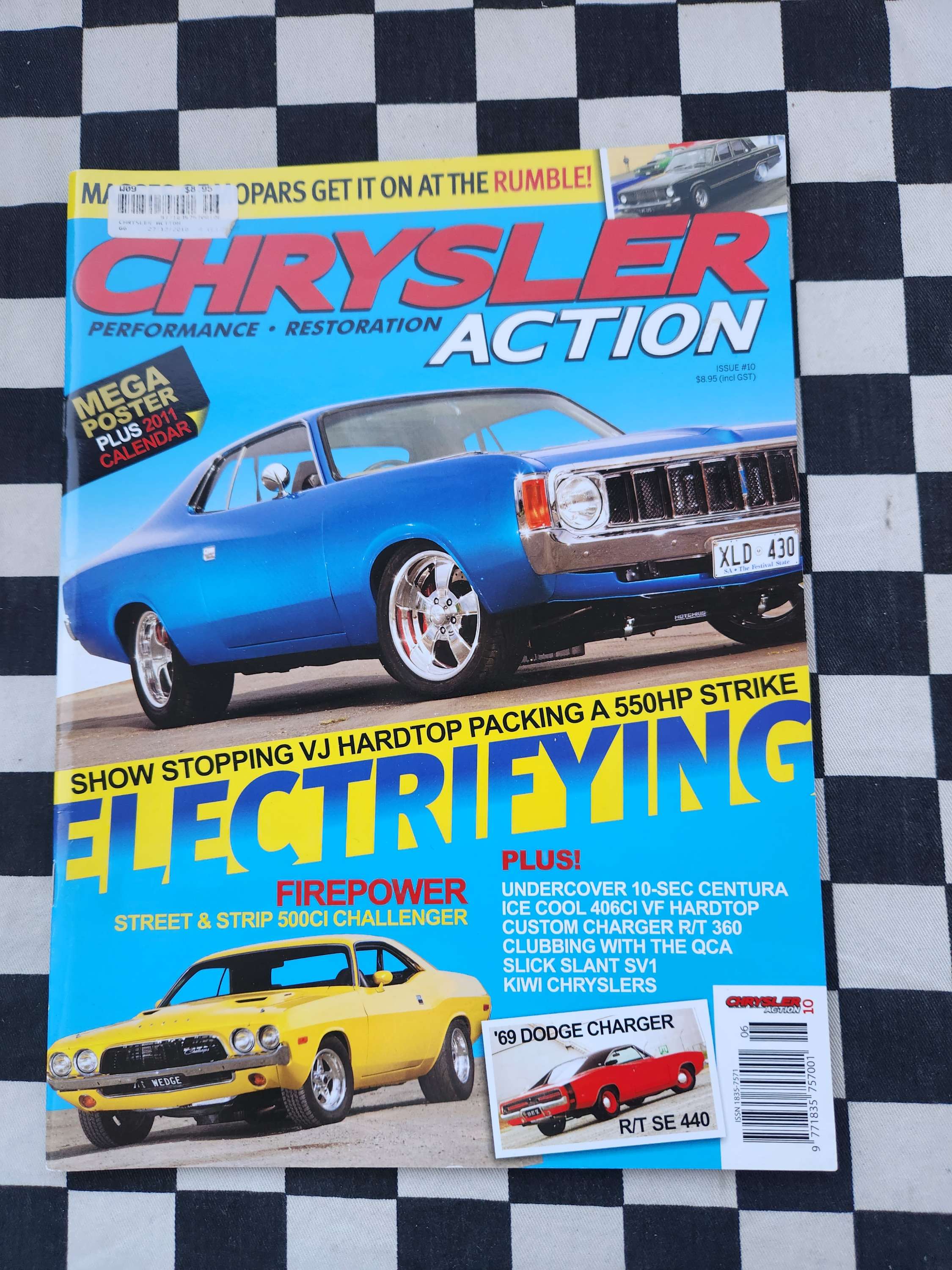 Chrysler Action Magazine #10 Valiant Pacer Charger Drifter Dodge Plymouth Hemi