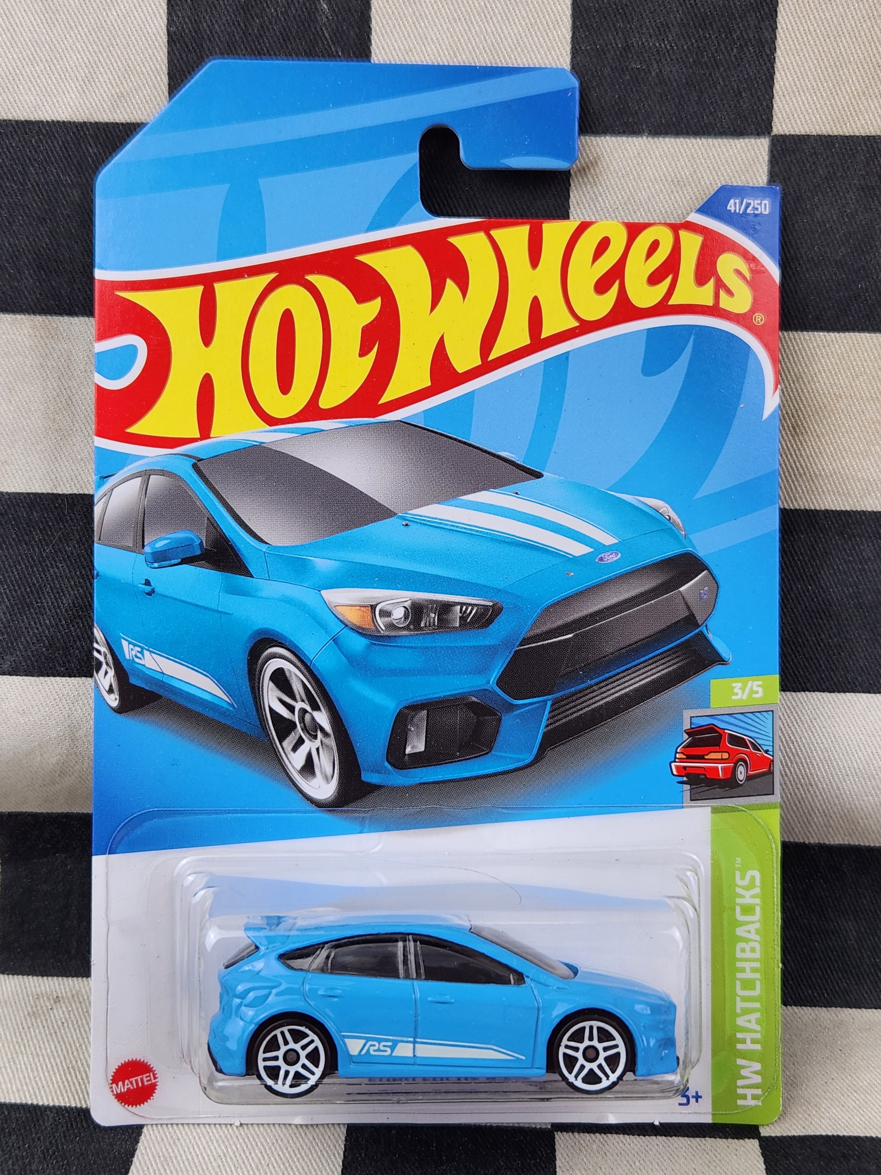 Hot Wheels 2022 Hatchbacks Ford Focus RS Blue
