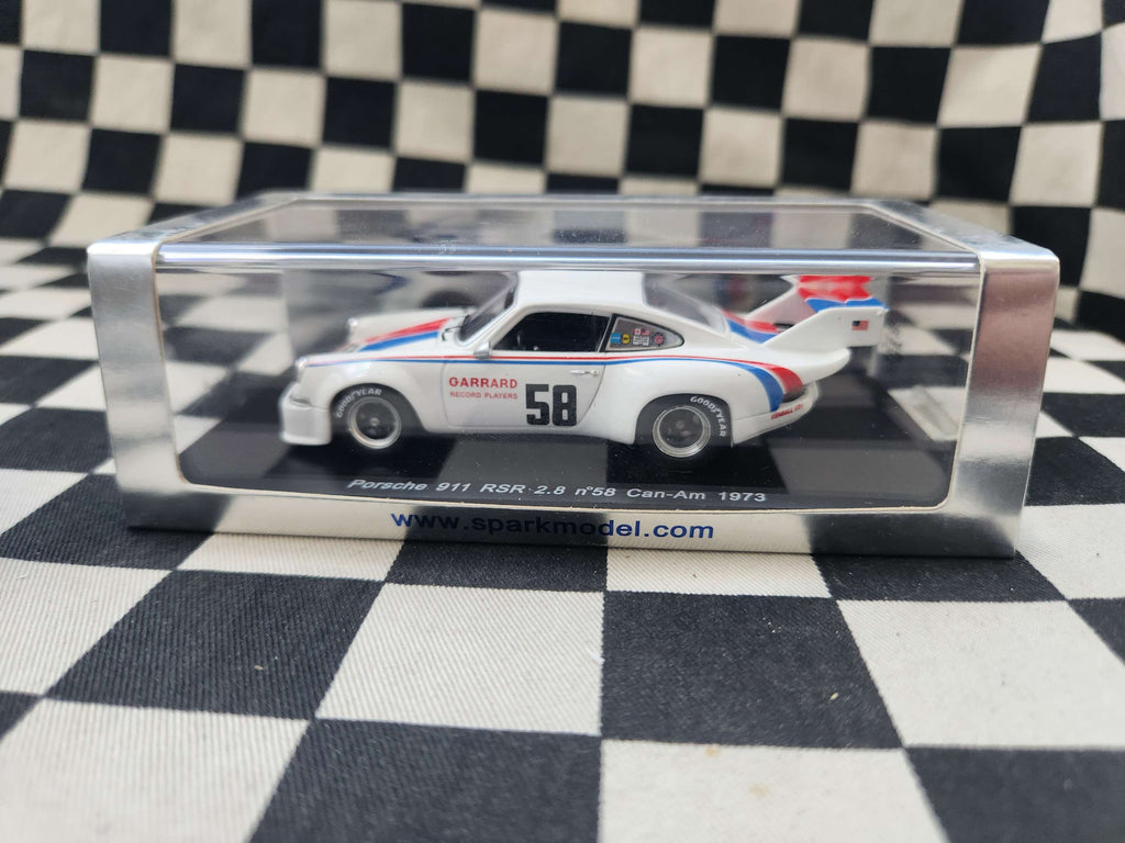 Spark 1:43 Porsche 911 RSR 2.8 n58 Can-Am 1973 White