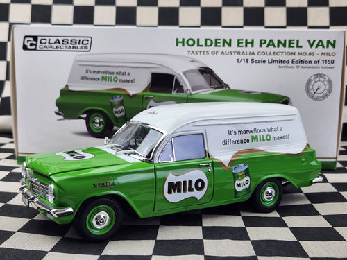 Classic Carlectables 1:18 Holden EH Panel Van Milo