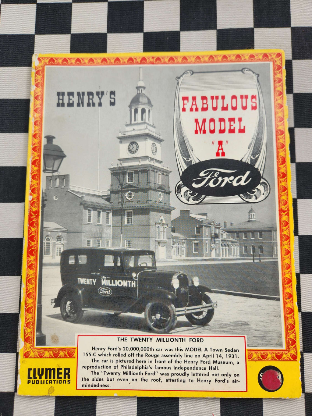 Henry's Fabulous Model A Ford Book Leslie r. Henry Floyd Clymer Publications 109