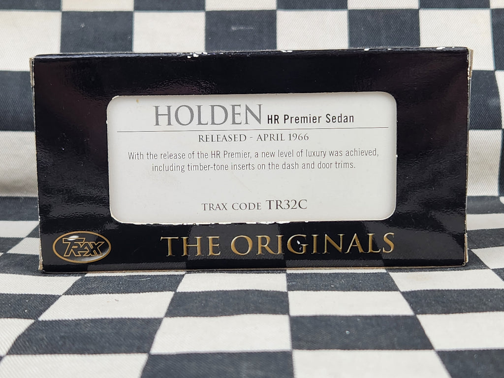 Trax 1:43 Holden HR Premier Silver Mink Red Interior TR32C