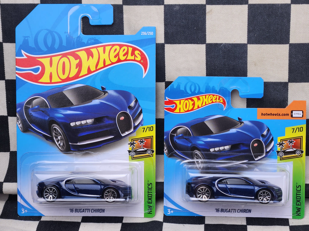 Hot Wheels 2019 Exotics 16 Bugatti Chiron Blue Your Choice of