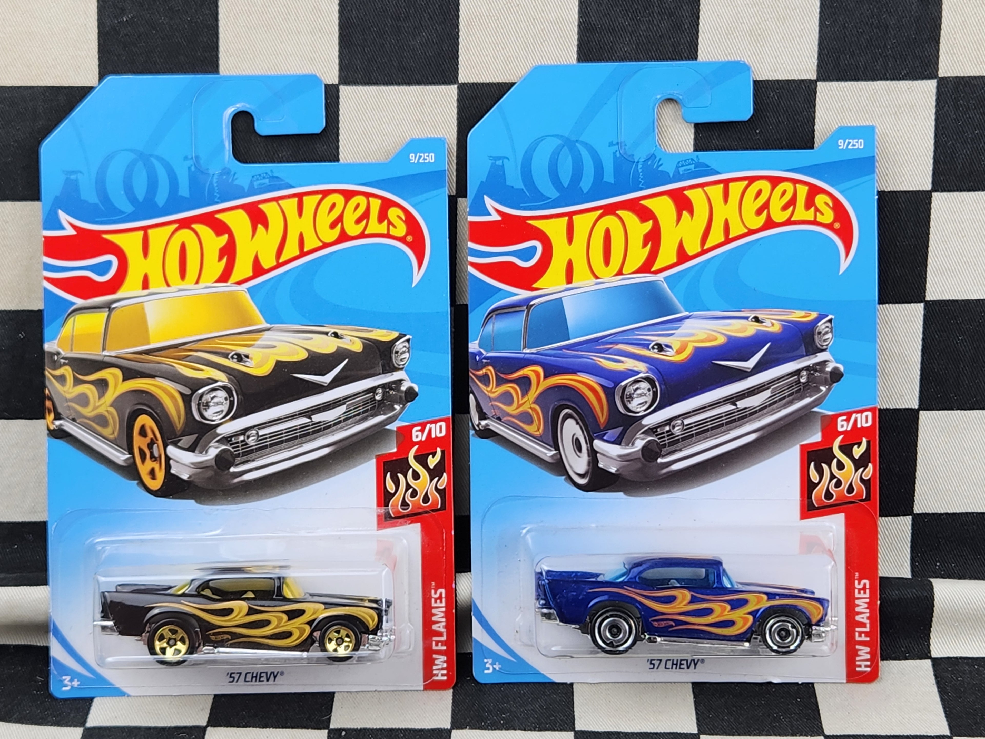 Hot Wheels 2019 Flames 57 Chevy Your Choice of
