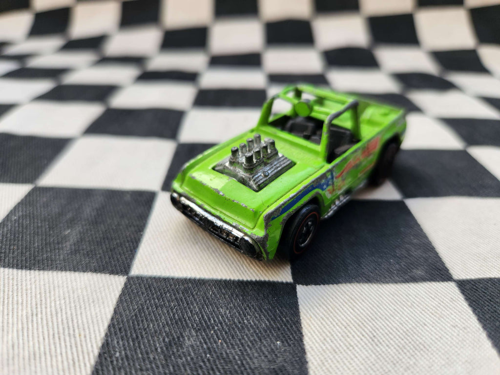 Vintage Loose Hot Wheels Redline Baja Bruiser Green Enamel