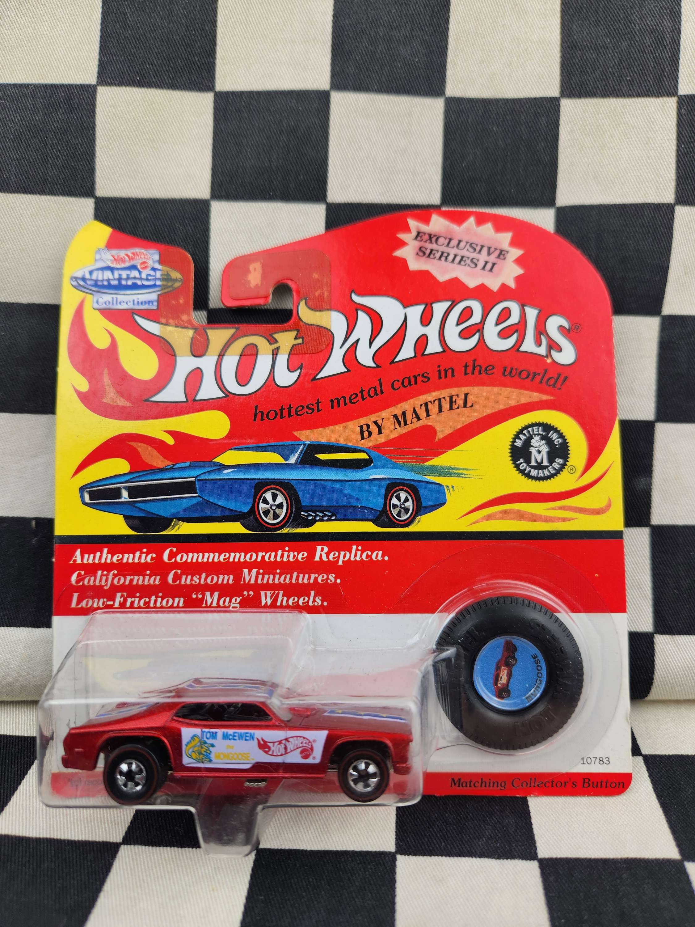 Hot Wheels 25th Anniversary REDLINE The Mongoose Funny Car Tom McEwen Red