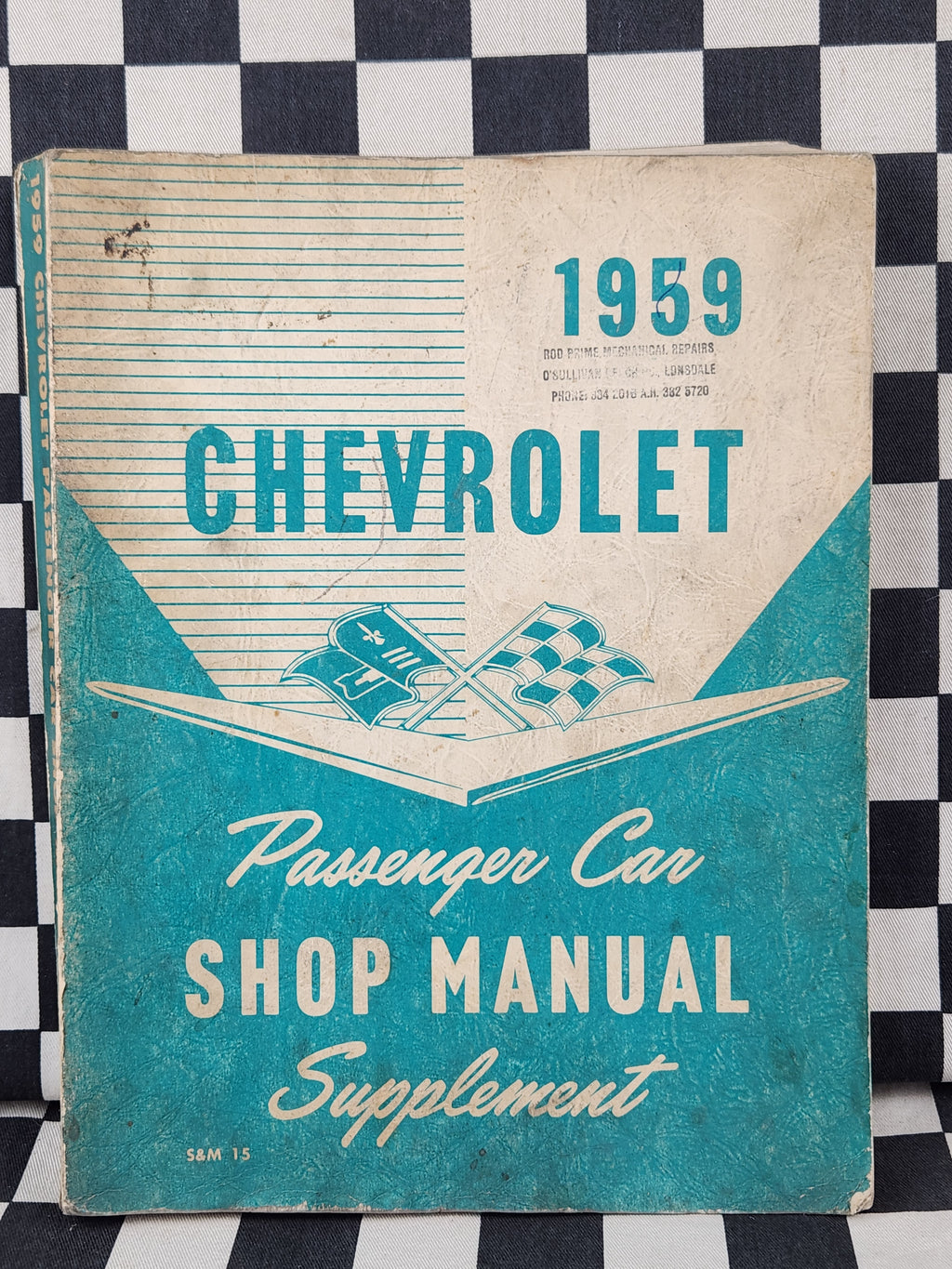 Genuine Chevrolet 1959 Passenger 6cyl & V8 Ute Wagon Sedan Van Workshop Manual