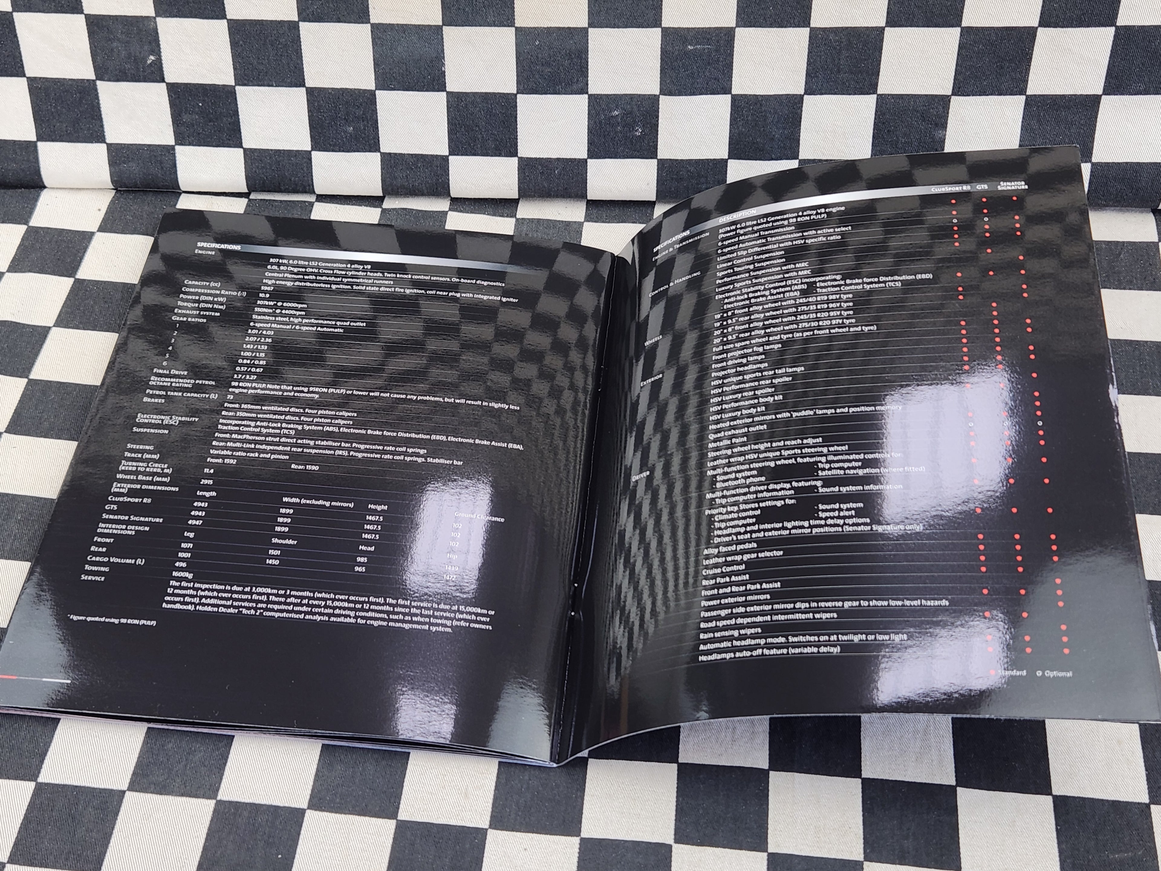 HSV Holden Commodore VE  Series Sales Brochure