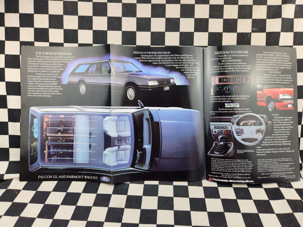 Ford XF Falcon GL & Fairmont Wagon Sales Brochure