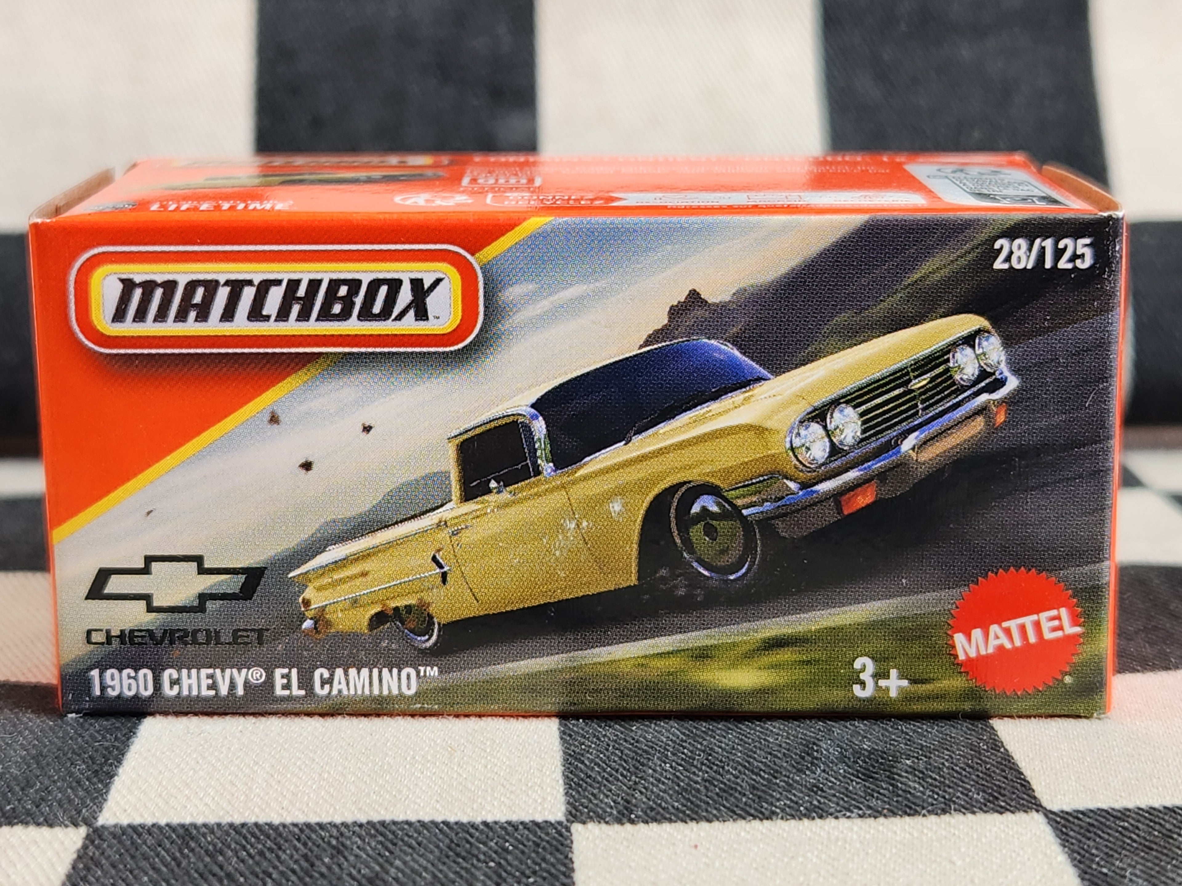 Matchbox Power Grab 1960 Chevy El Camino Yellow