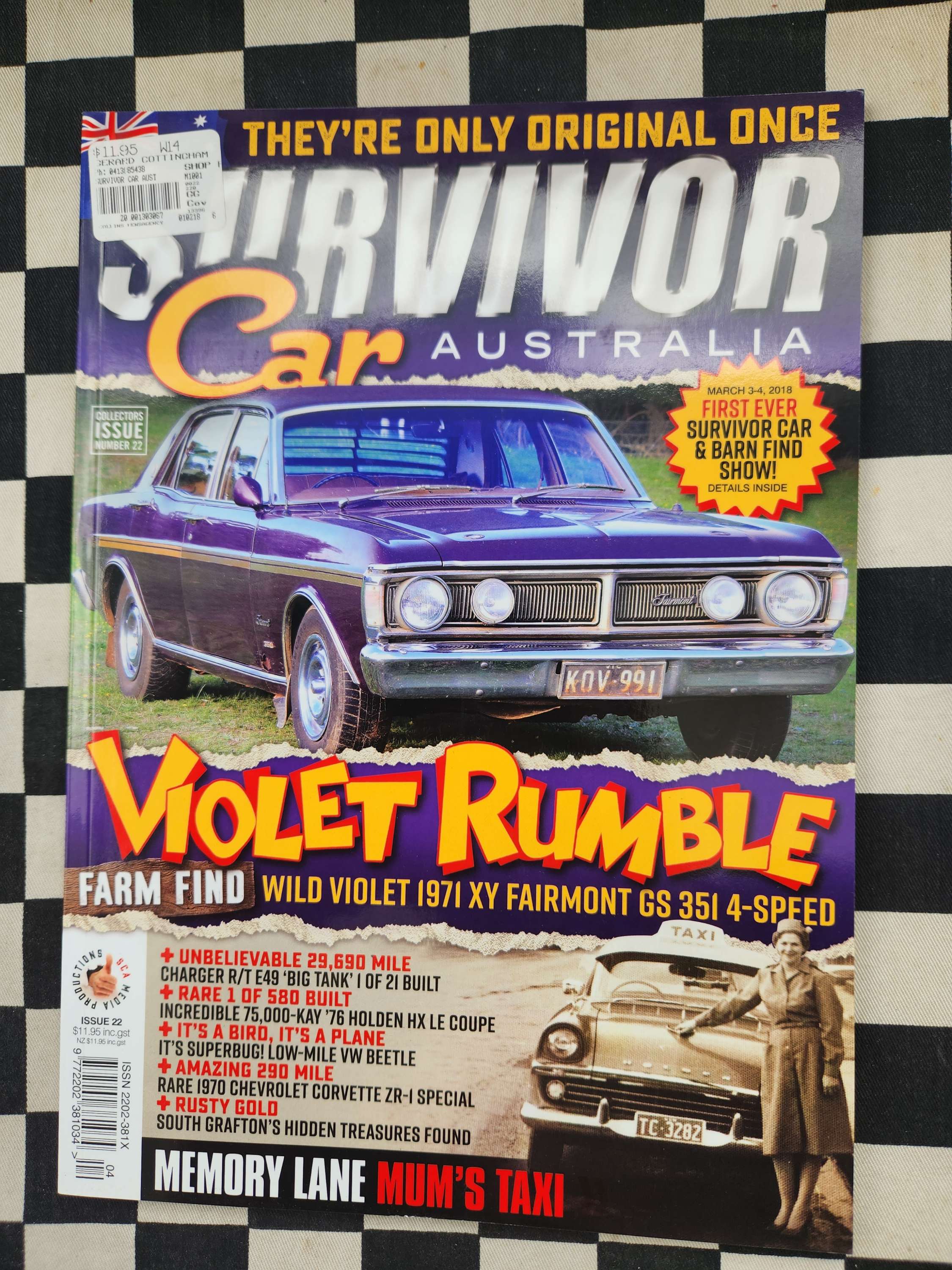 Survivor Car #22 Barn Find Nasco Chev Mopar GTR HSV HDT GT HO GTS A9X R/T SLR