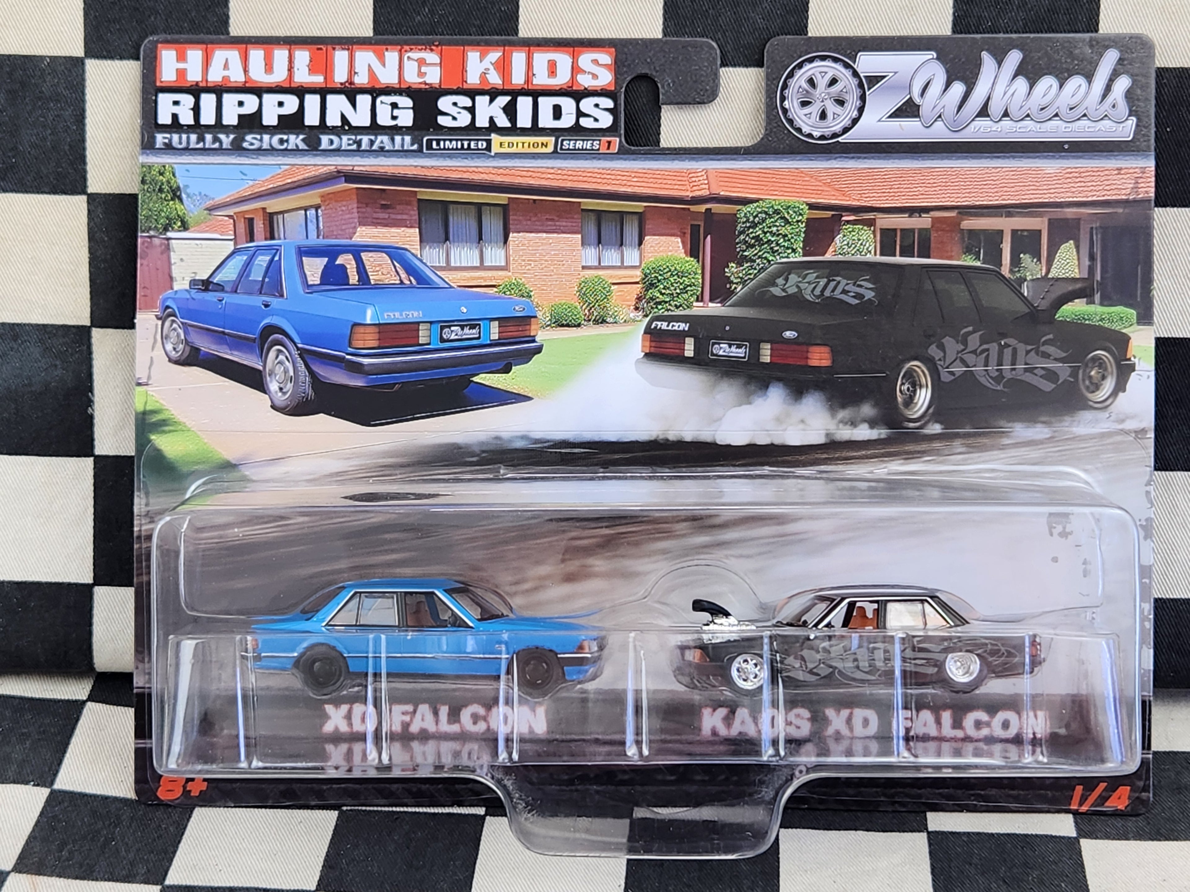 Oz Wheels Hauling Kids Ripping Skids FSD Ford XD Falcon / Kaos XD Twin Pack