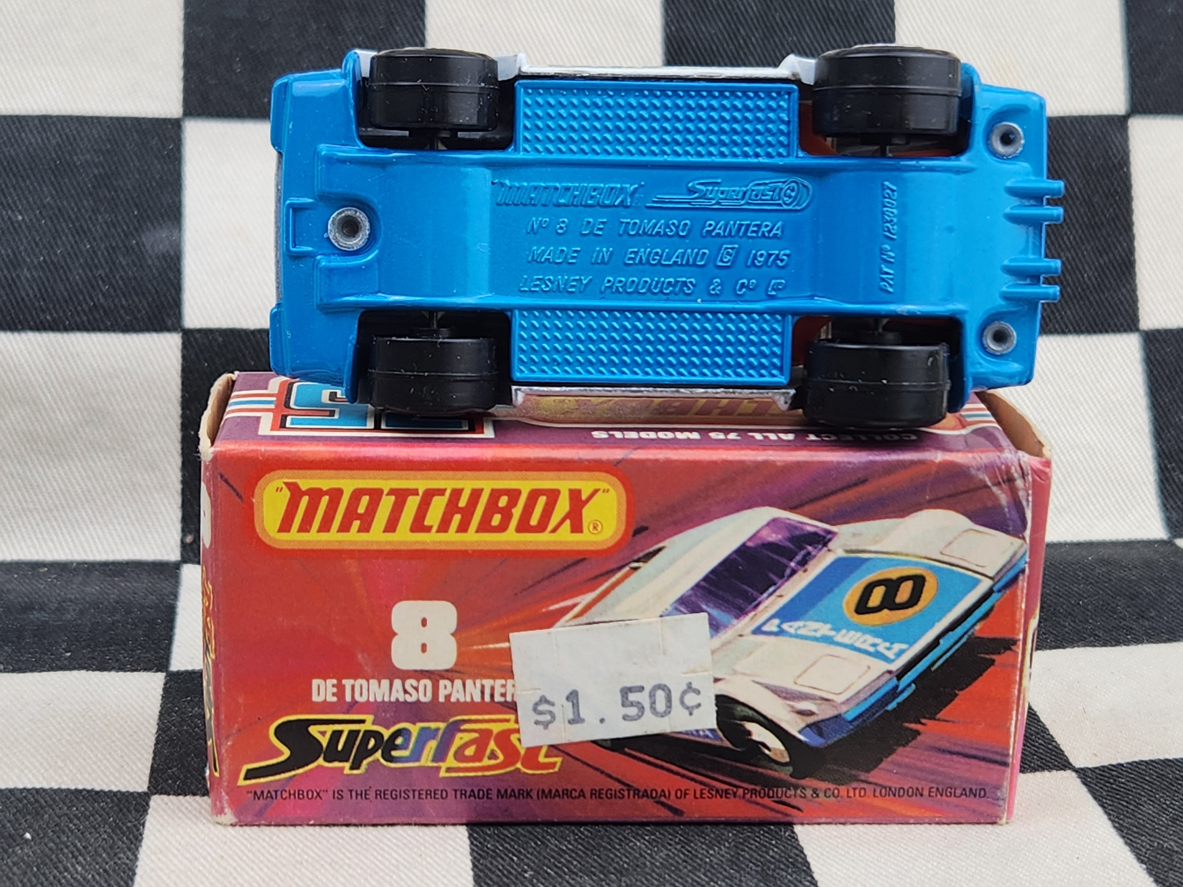 Vintage Matchbox Superfast De Tomaso Pantera in Original Box