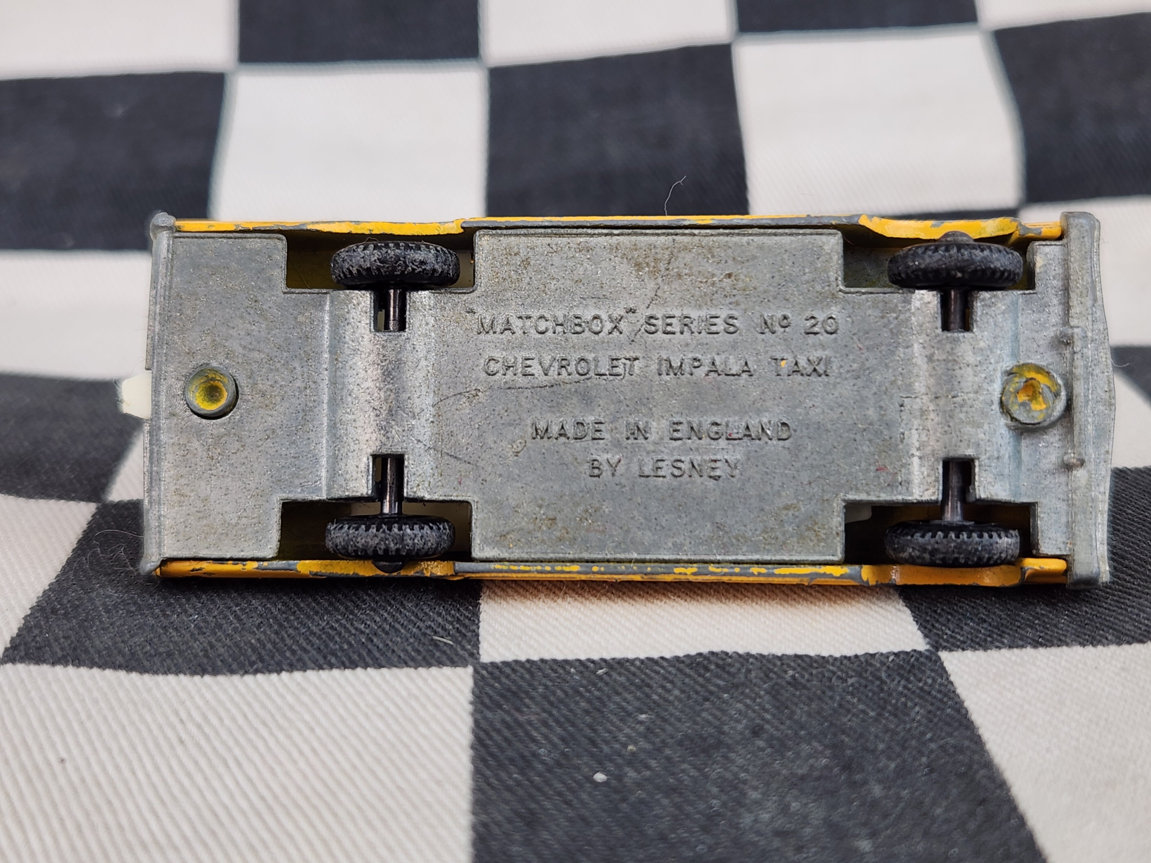 Vintage Loose Matchbox Lesney Chevrolet Impala Taxi