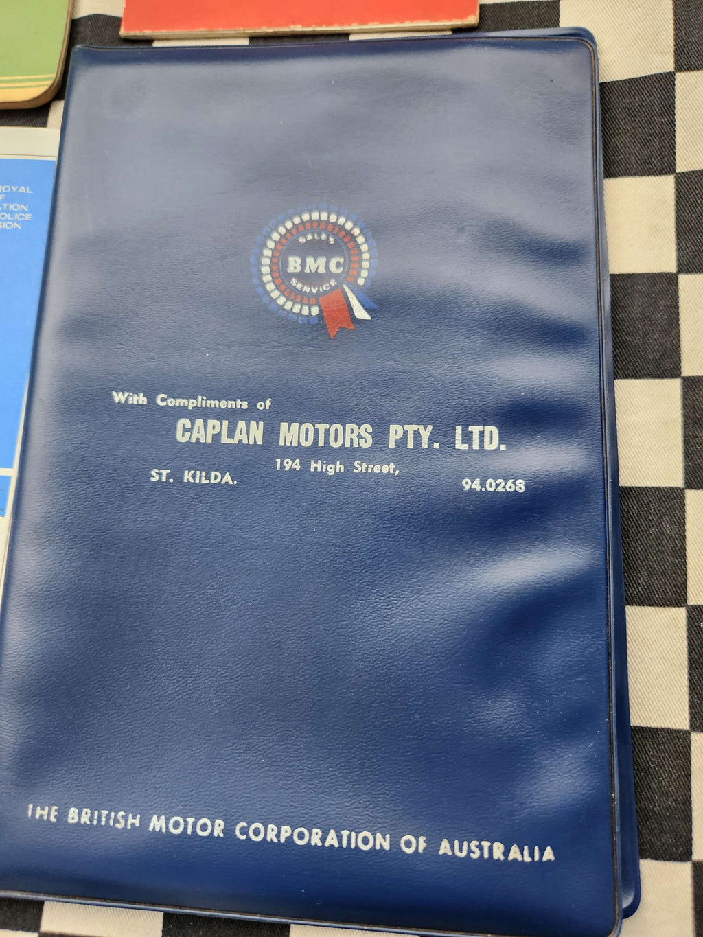 BMC Austin A40 Owners Glovebox Manual Set incl Dealers Wallet