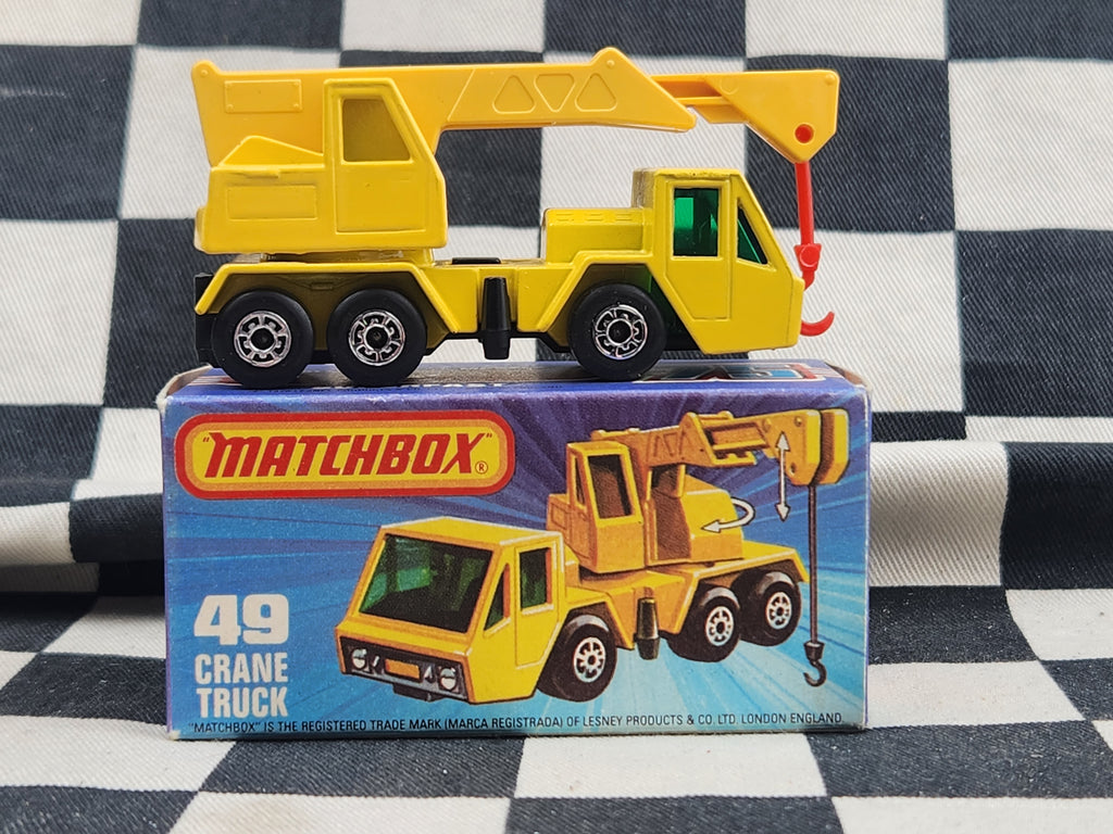 Vintage 1978 Matchbox Crane Truck in Original Box