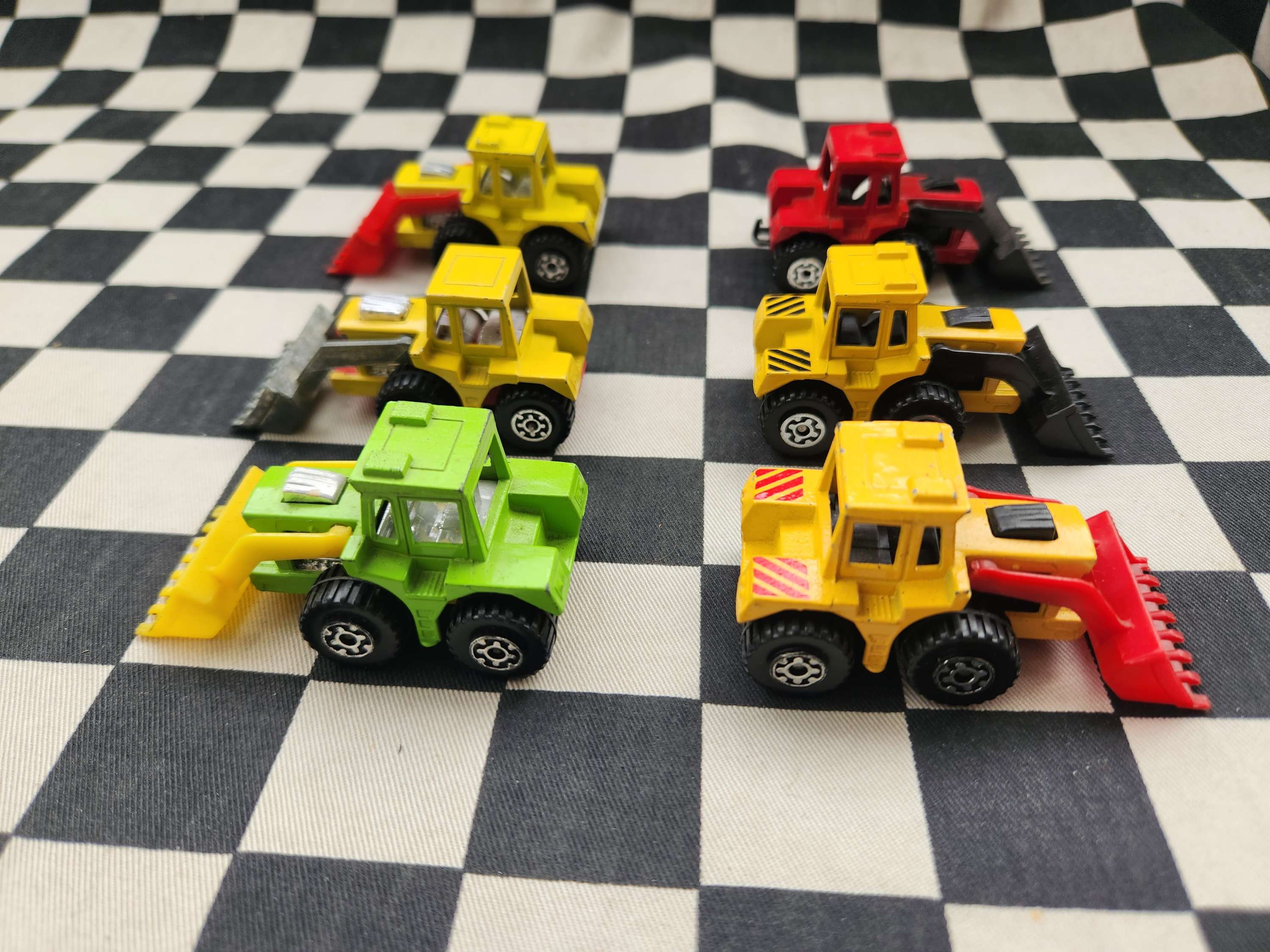 Vintage Loose Matchbox Superfast Tractor Shovel Your Choice of Colours