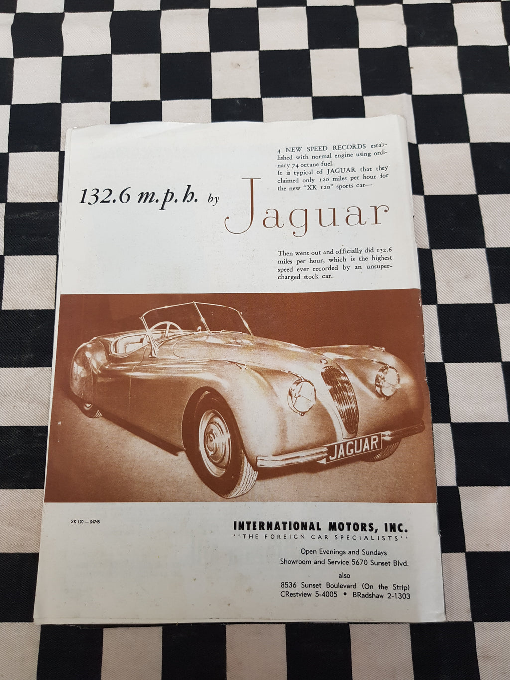 UBER RARE! Motor Trend Vol 1 No 1 Sept 1949