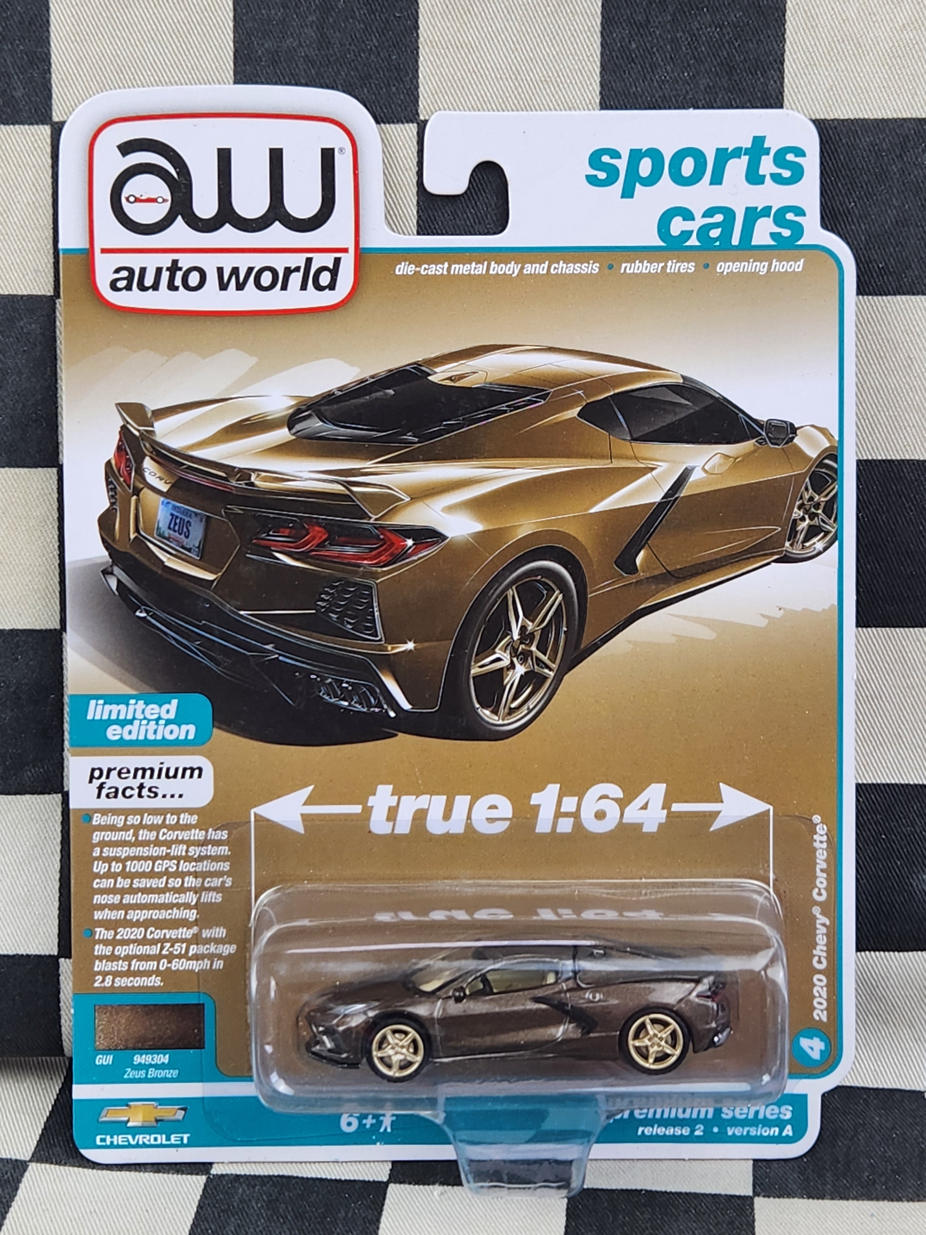 Auto World Sports Cars 2020 Chevy Corvette Zeus Bronze