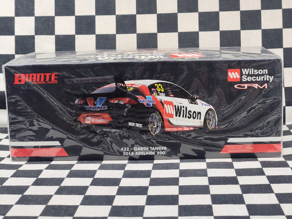 Biante 1:18 2018 Adelaide 500 Holden Commodore #33 Garth Tander