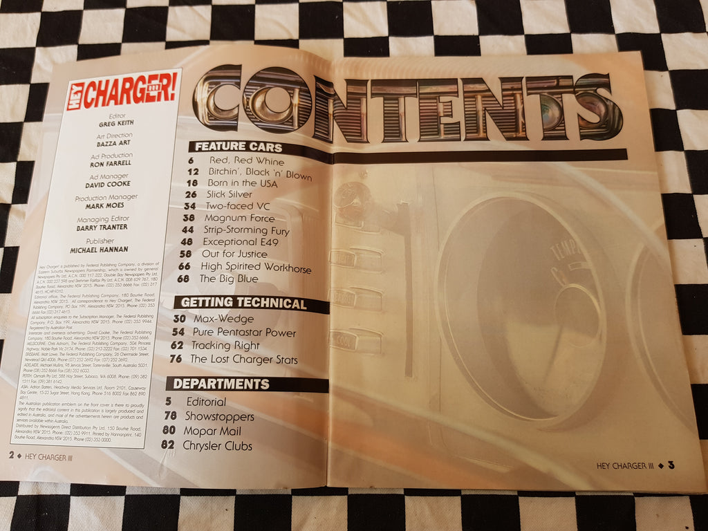 HEY CHARGER #3 magazine