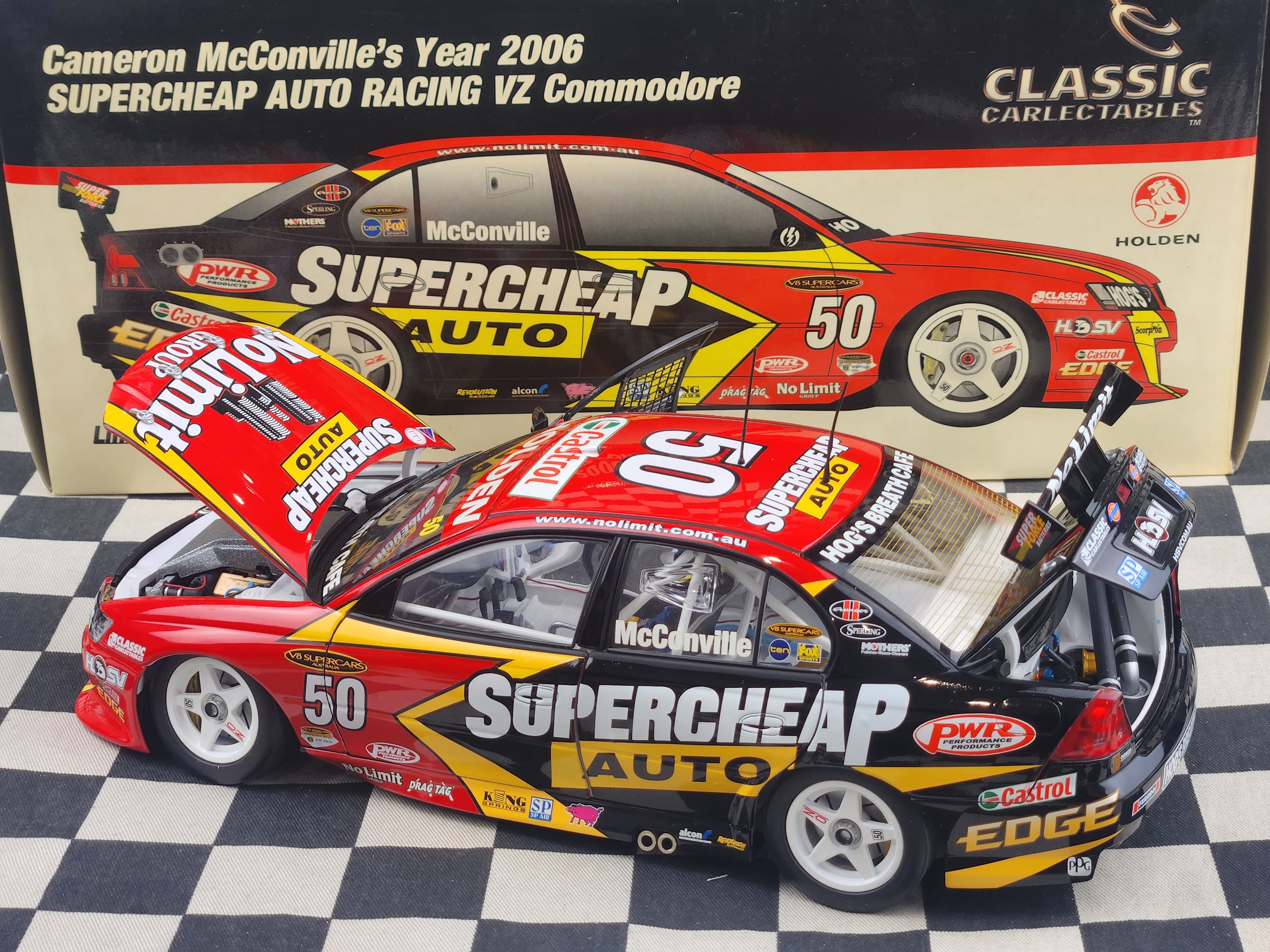 Classic Carlectables 1:18 2006 Supercheap Auto VZ Commodore Cameron McConville