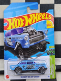 Hot Wheels 2023 Gassers 55 Chevy Bel Air Gasser Blue
