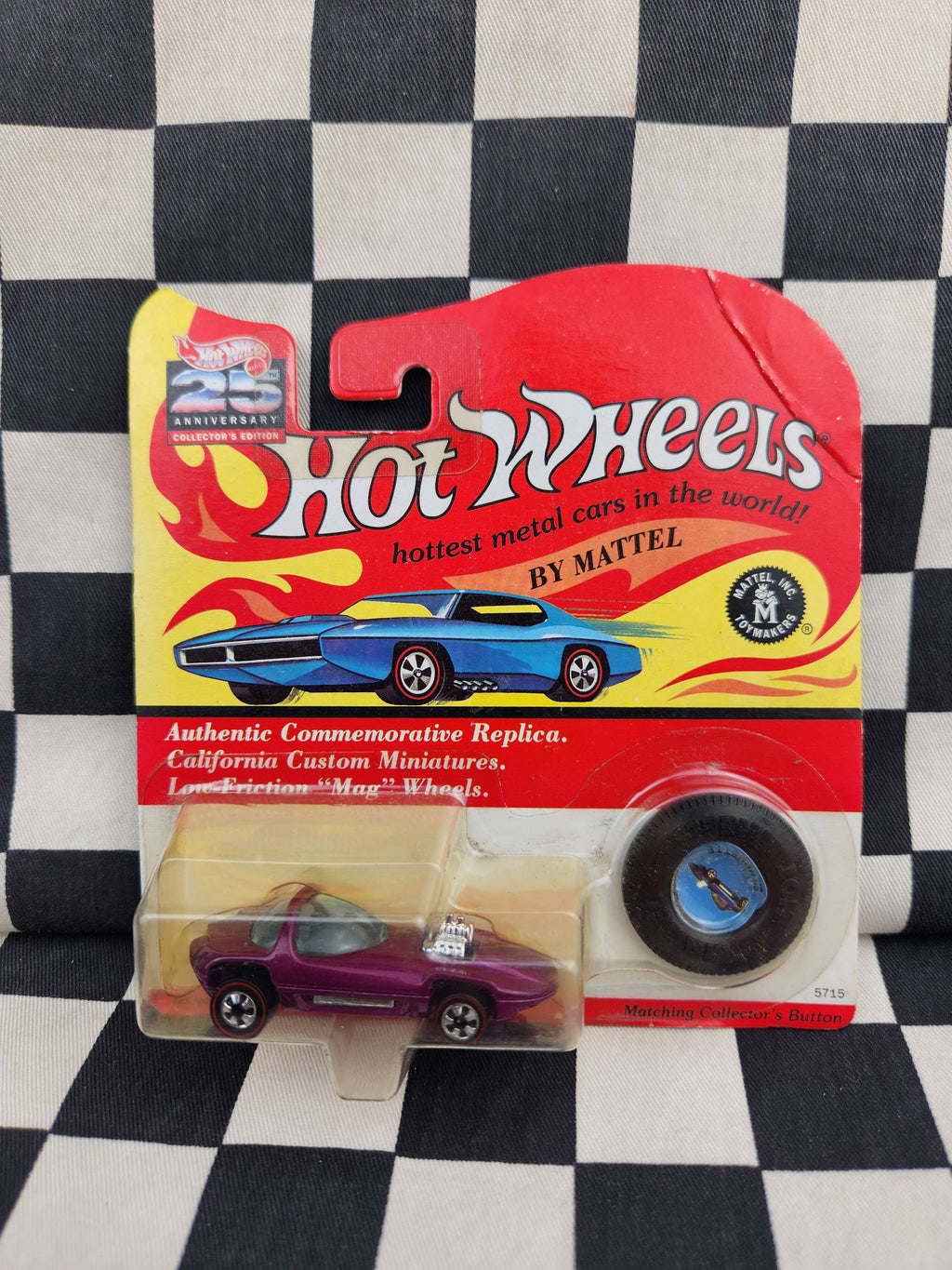Hot Wheels 25th Anniversary REDLINE Silhouette Purple/Pink