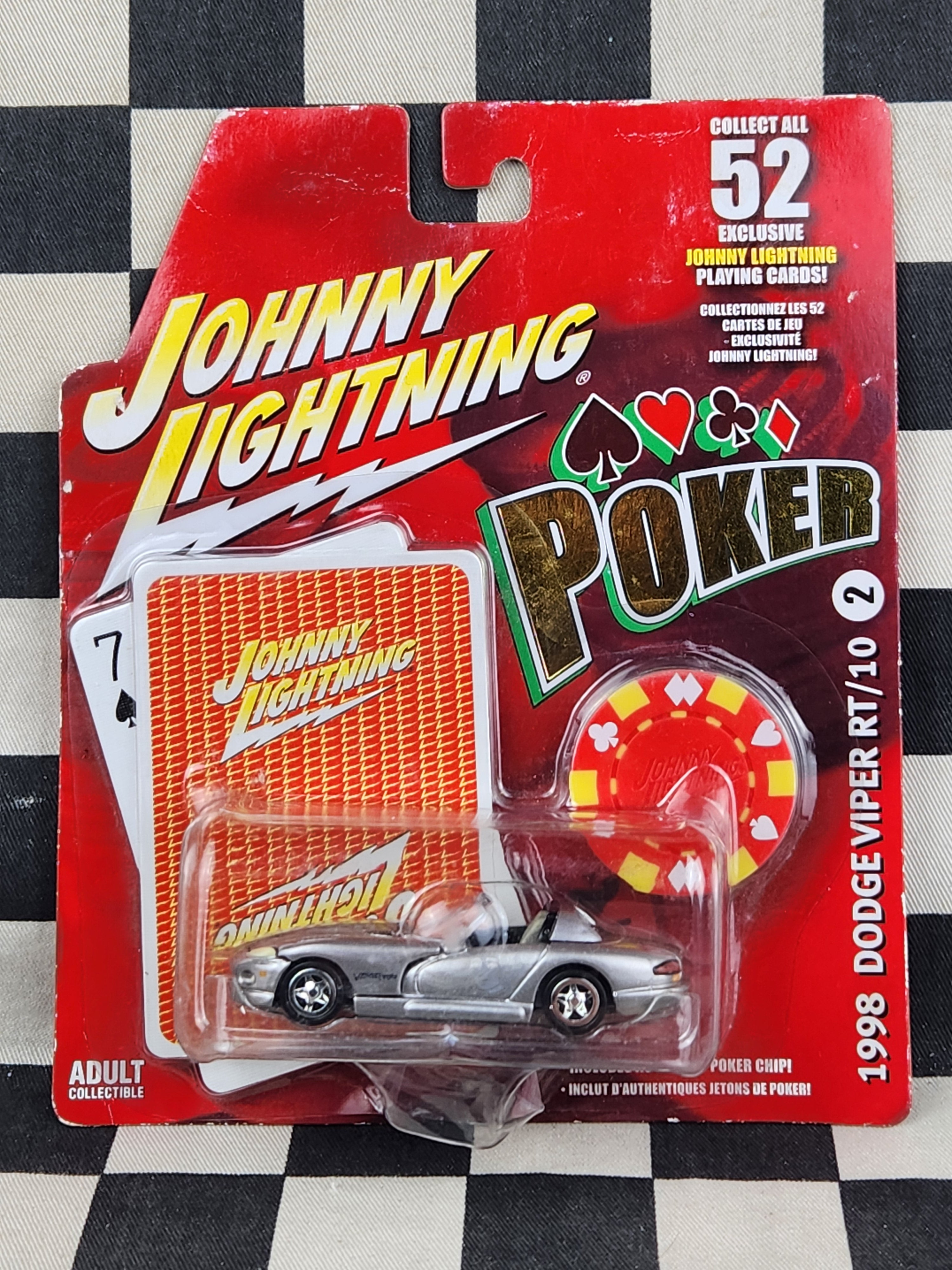 Johnny Lightning Poker 1998 Dodge Viper RT/10