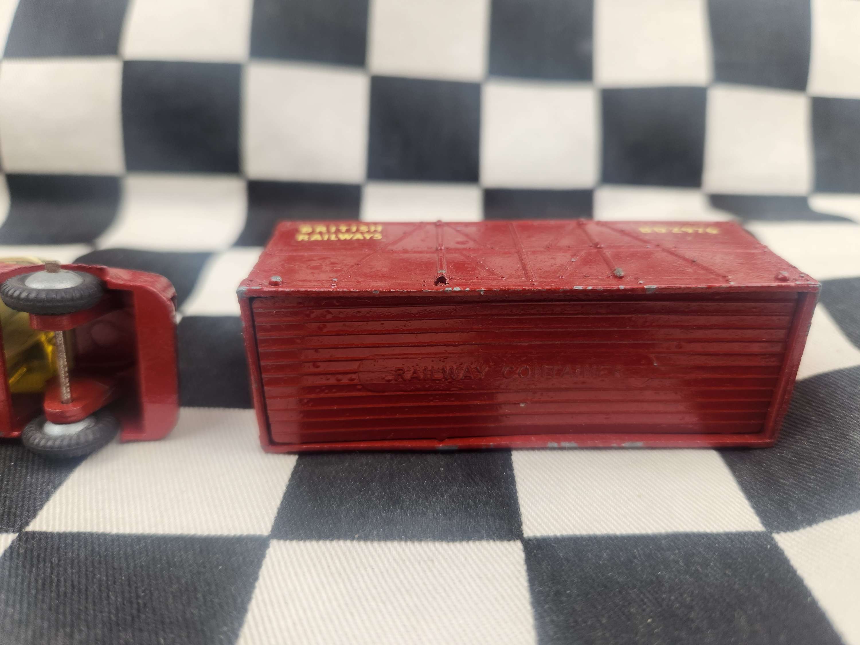 Vintage Loose Budgie Toys British Railways Austin Container Transporter Truck