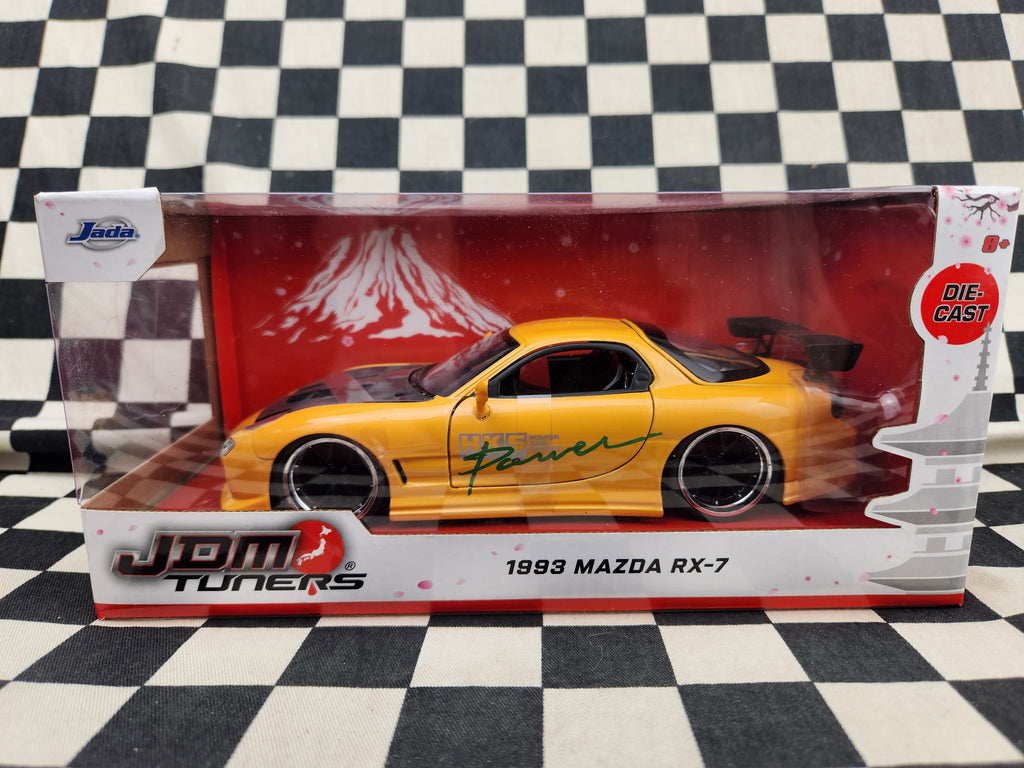Jada 1/24 JDM Tuners 1993 Mazda RX7 Diecast Model Car