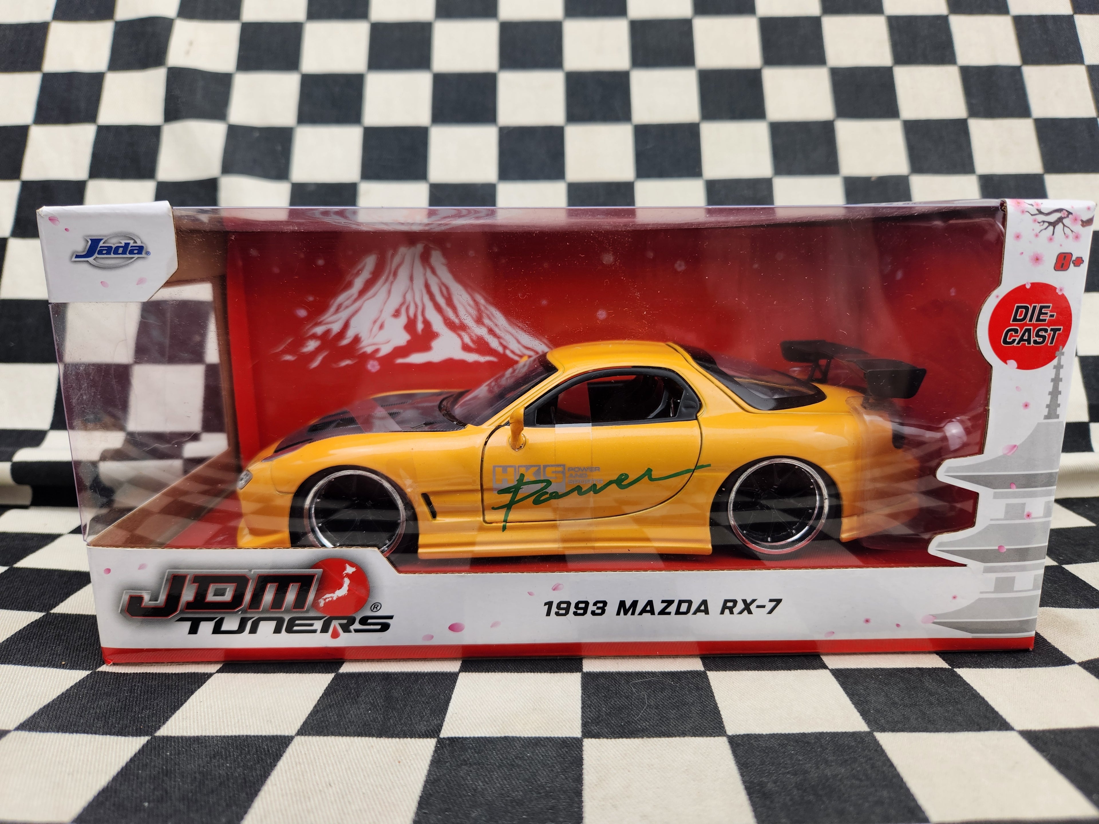 Jada 1/24 JDM Tuners 1993 Mazda RX7 Diecast Model Car