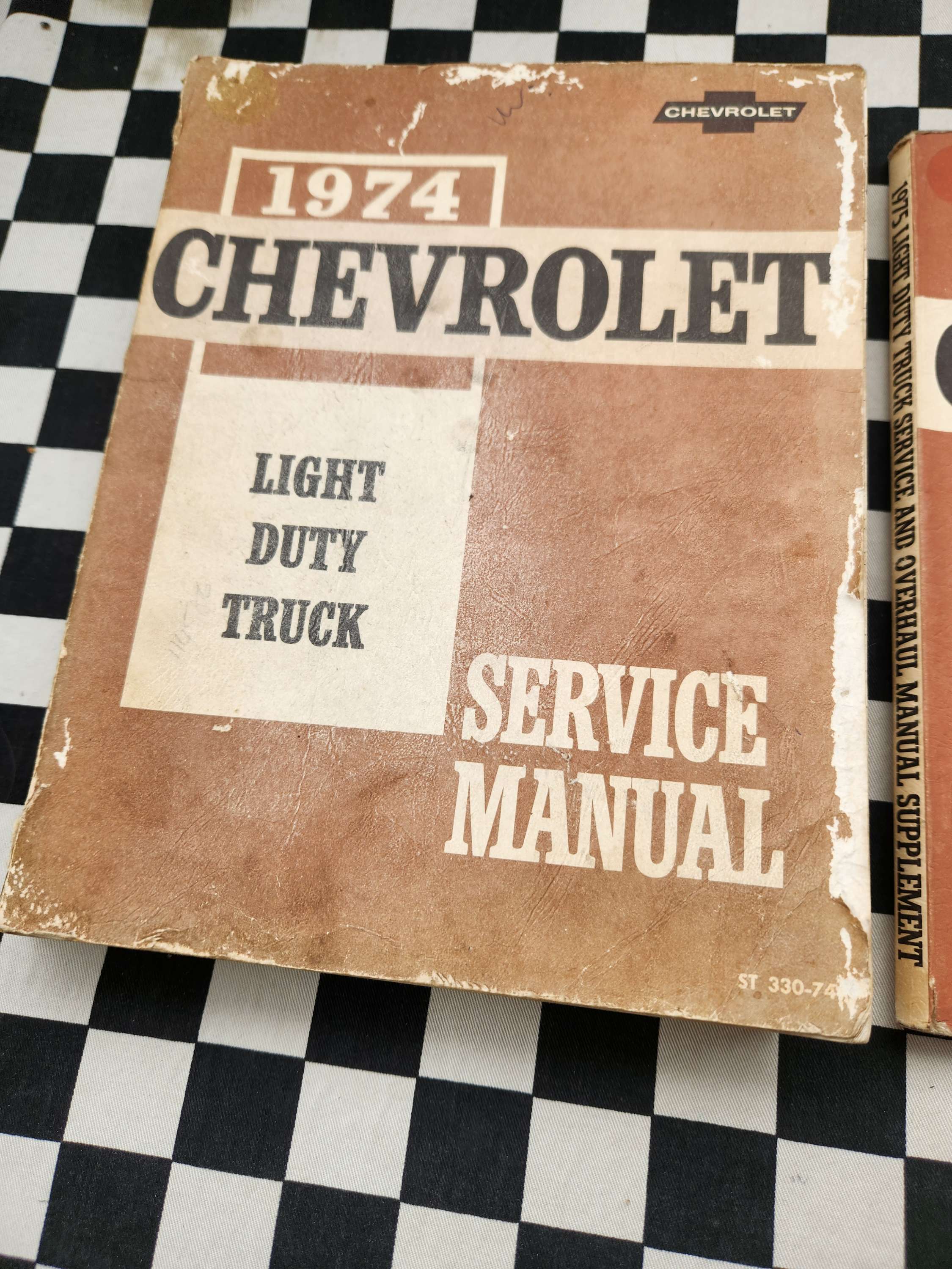 Chevrolet 74-75 C20 / C30 Light Duty Truck Factory Workshop Manual + Supplement