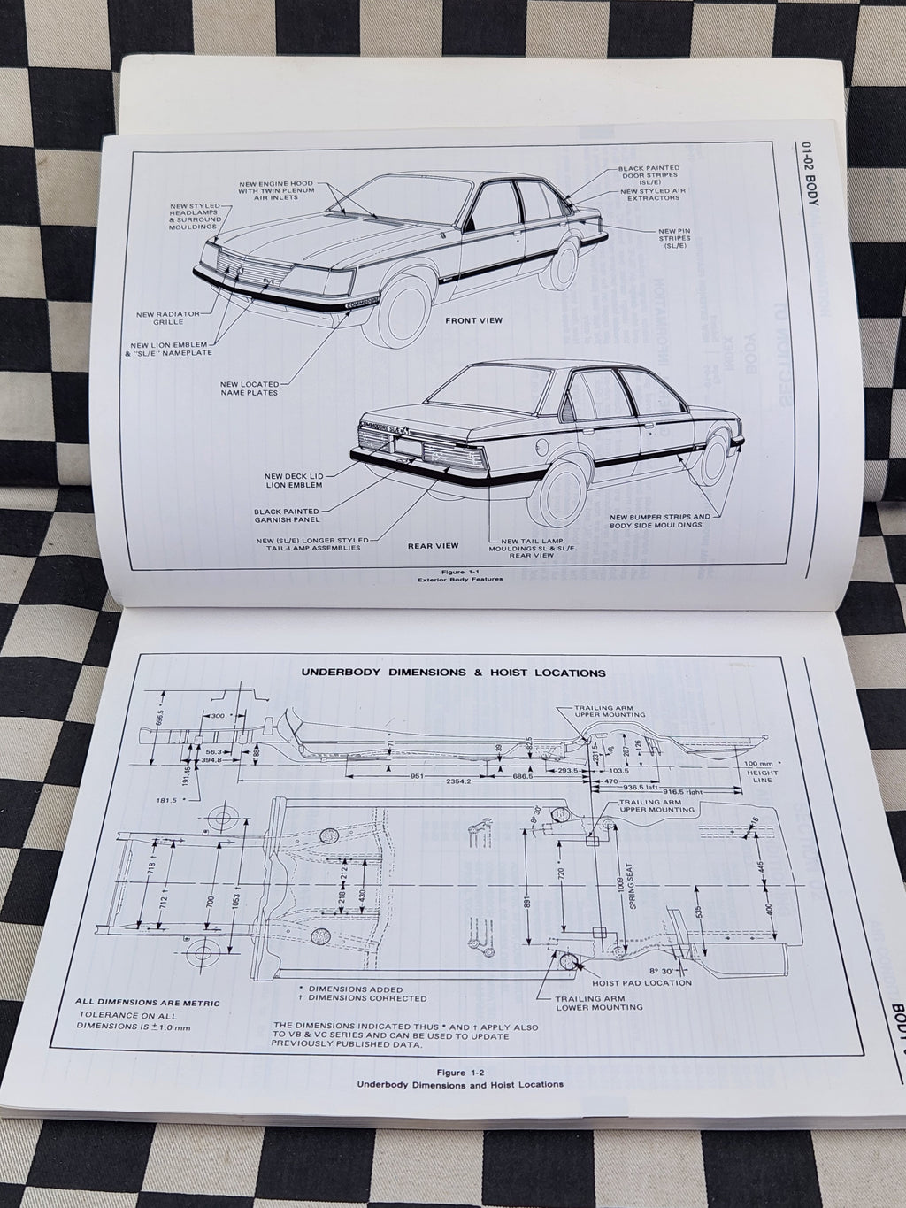 Genuine Holden VH Commodore Workshop Manual Supplement