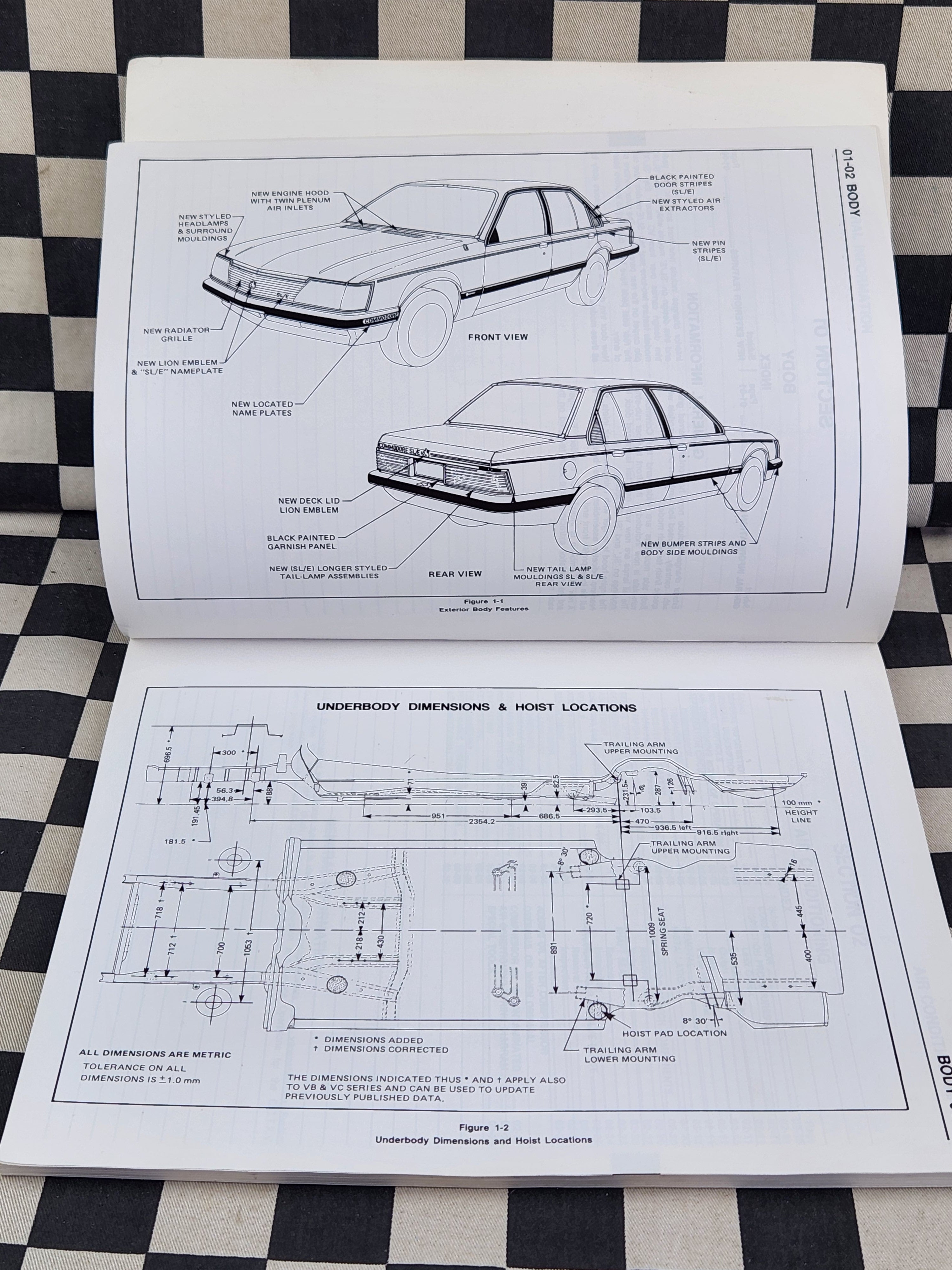 Genuine Holden VH Commodore Workshop Manual Supplement