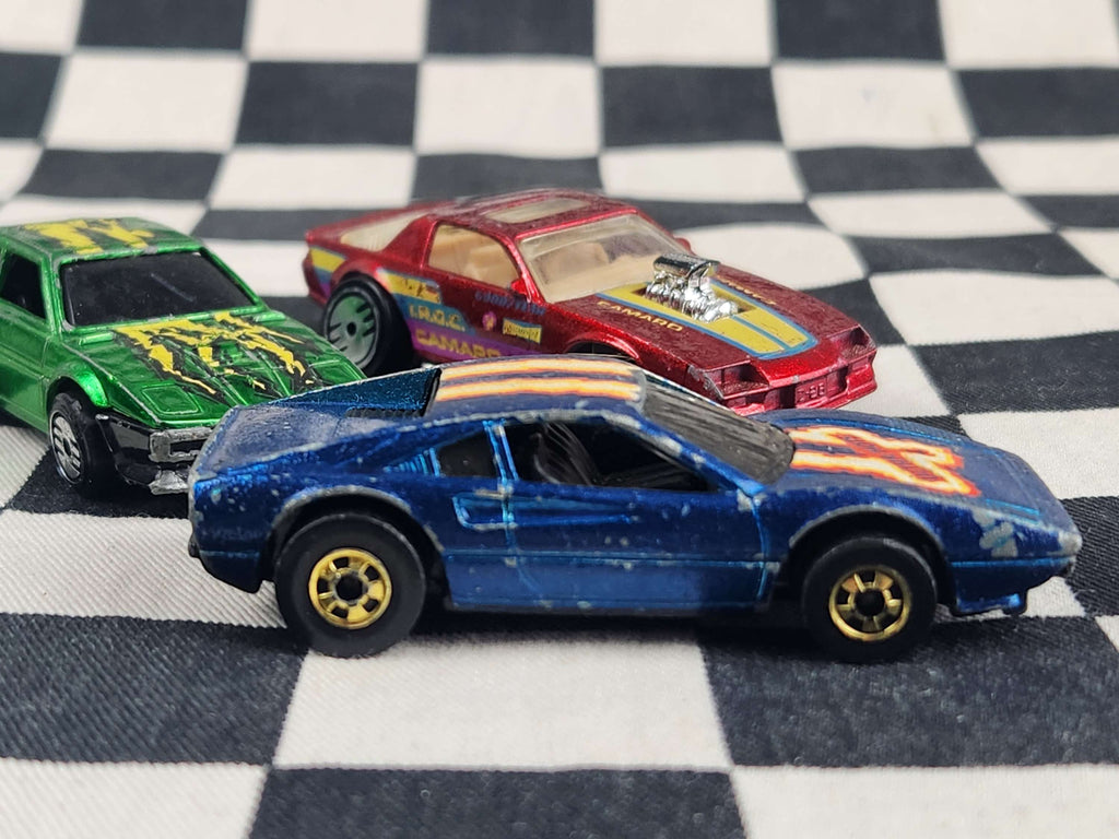 Vintage Loose Hot Wheels Ultra Hots Blown Camaro Ferrari 308 Bmw M1