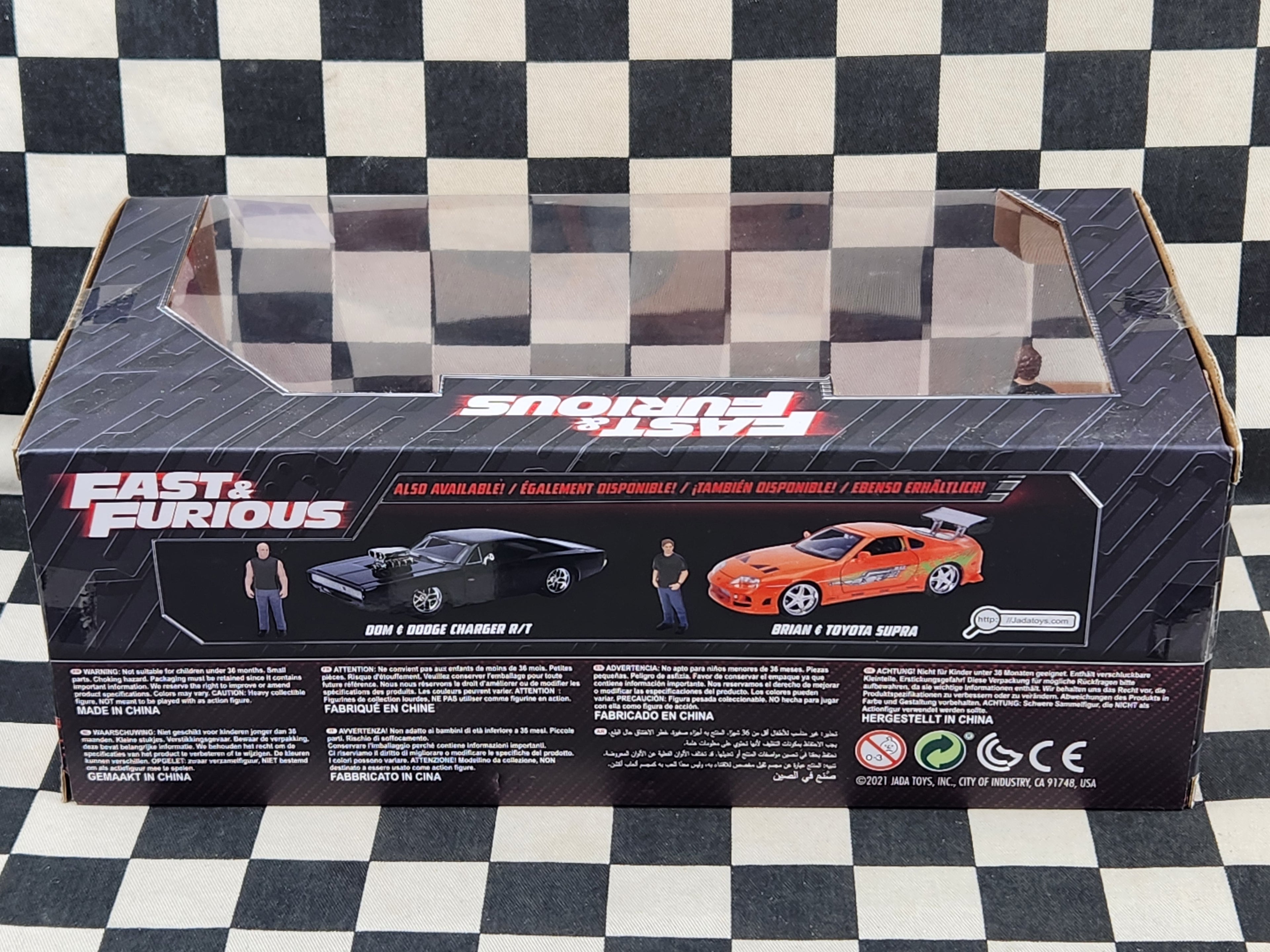 Jada 1/24 Fast & Furious Brian & Toyota Supra