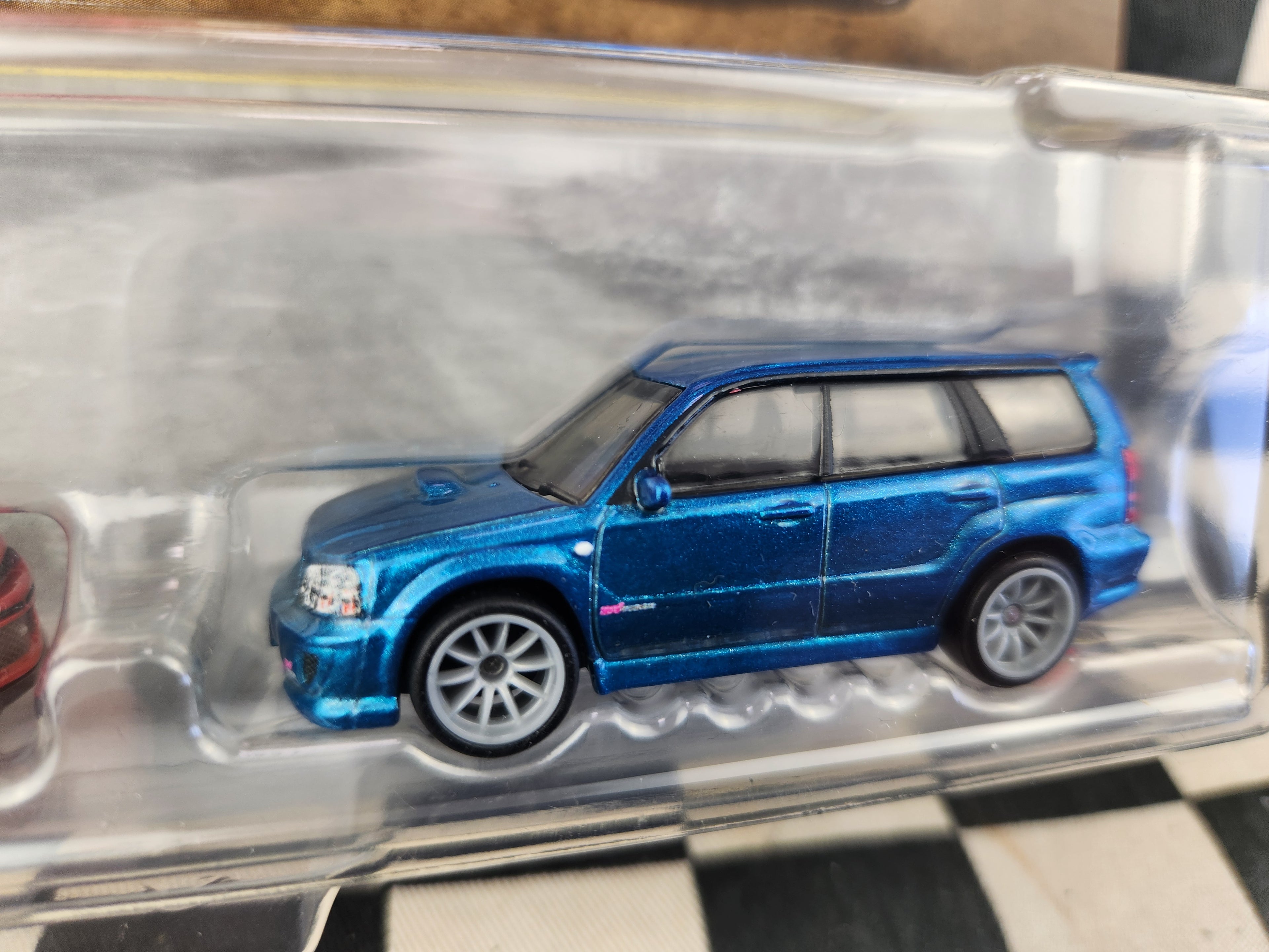 Hot Wheels Premium Twin Pack Mitsubishi Lancer Evo IX Wagon/ Subaru Forester STI