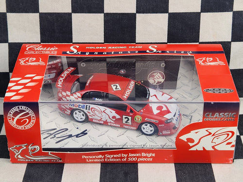 Classic Carlectables 1:43 Signed Holden Racing Team 2001 Commodore #2 Bright