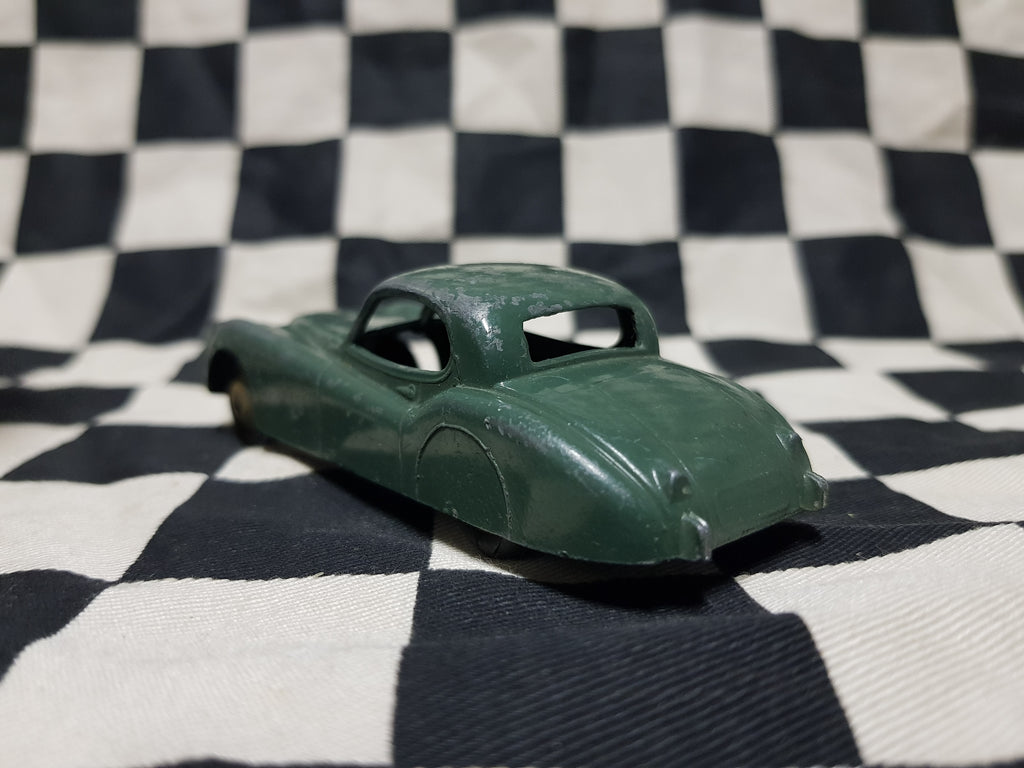 Vintage Loose Dinky Jaguar XK120 Rare Colour Dark Sage Green