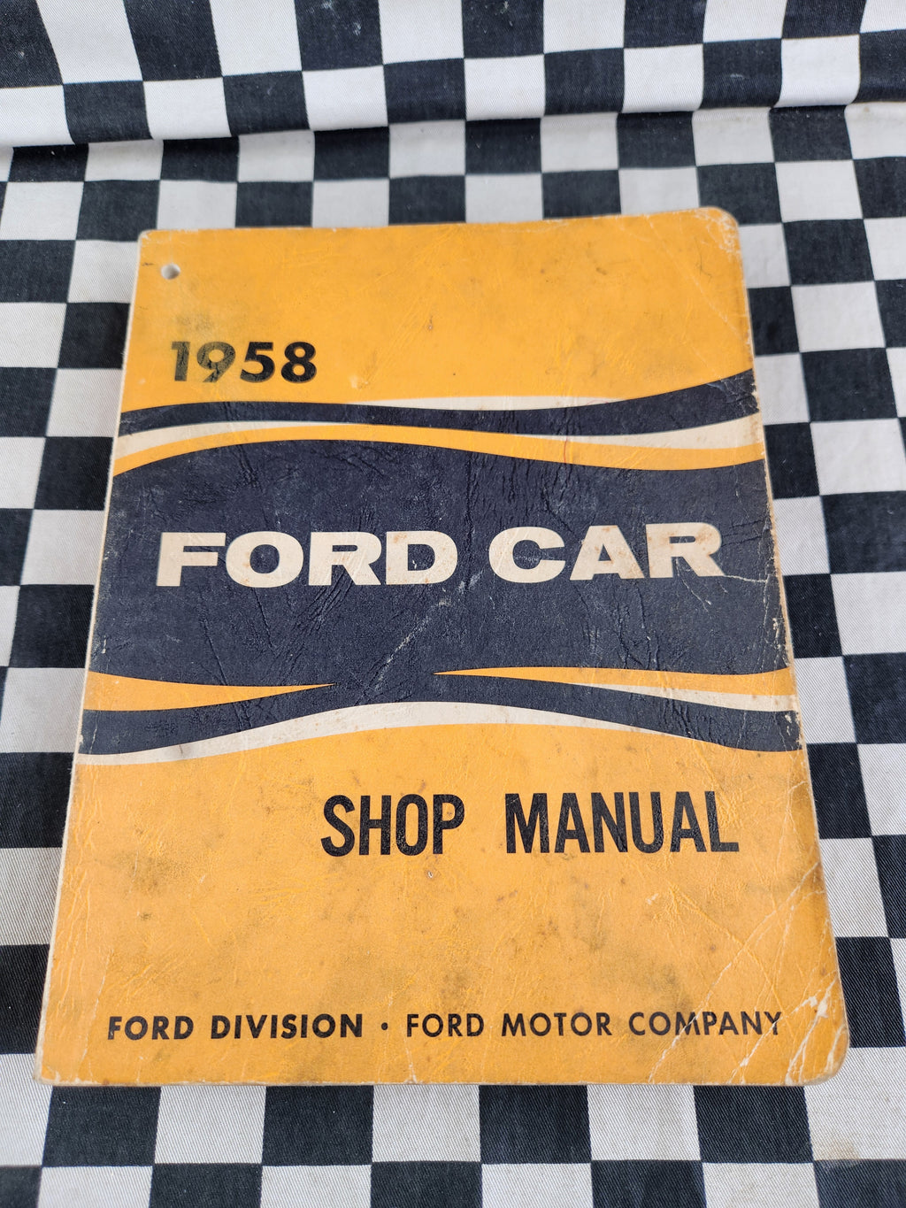 Genuine 1958 Ford Workshop Manual Passenger Car Customline Mainline Ranchwagon