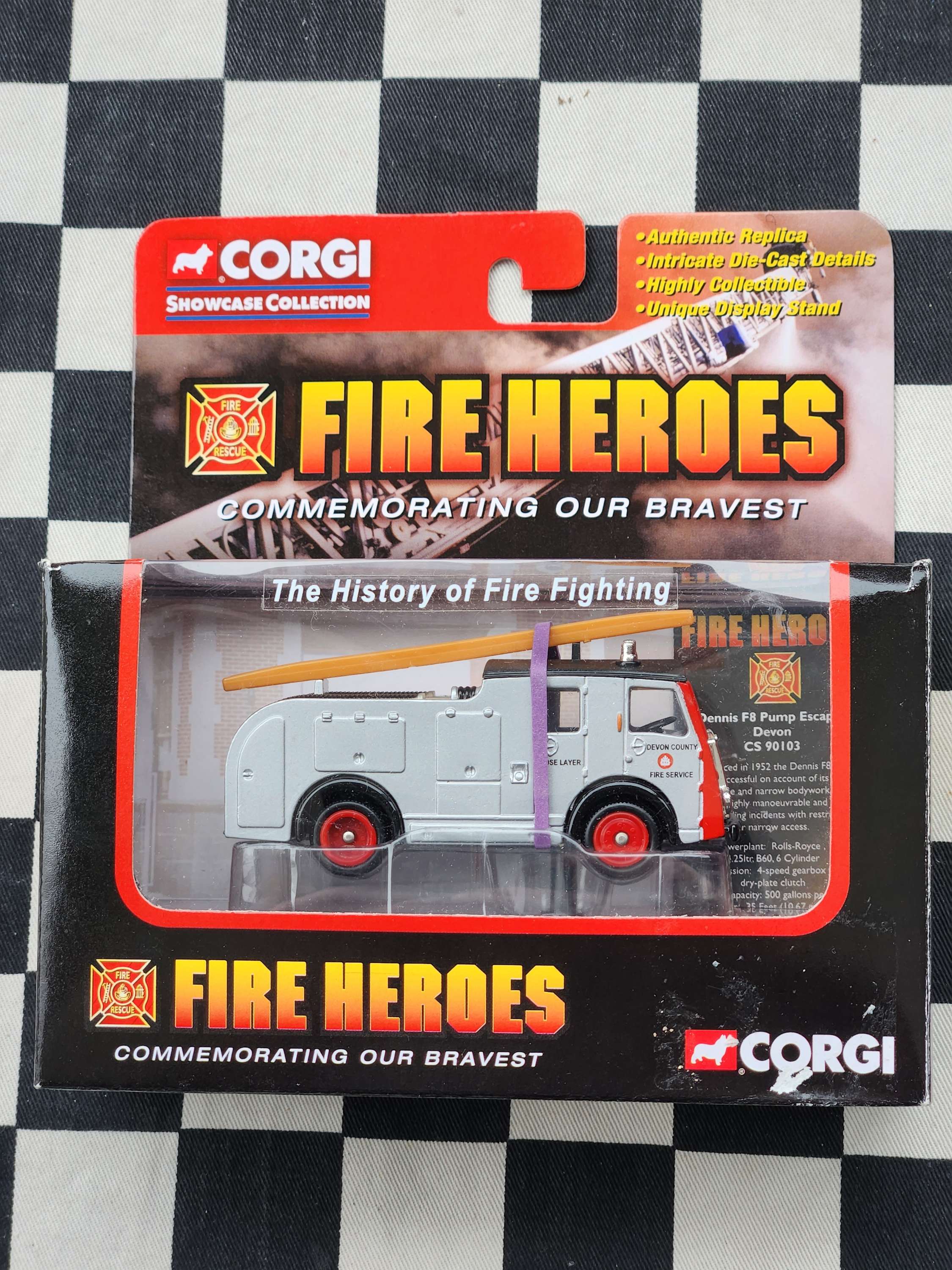 Corgi Fire Heroes Dennis F8 Pump Fire Engine Truck