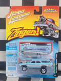 Johnny Lightning Zingers Grocery Sledder Woody Wagon