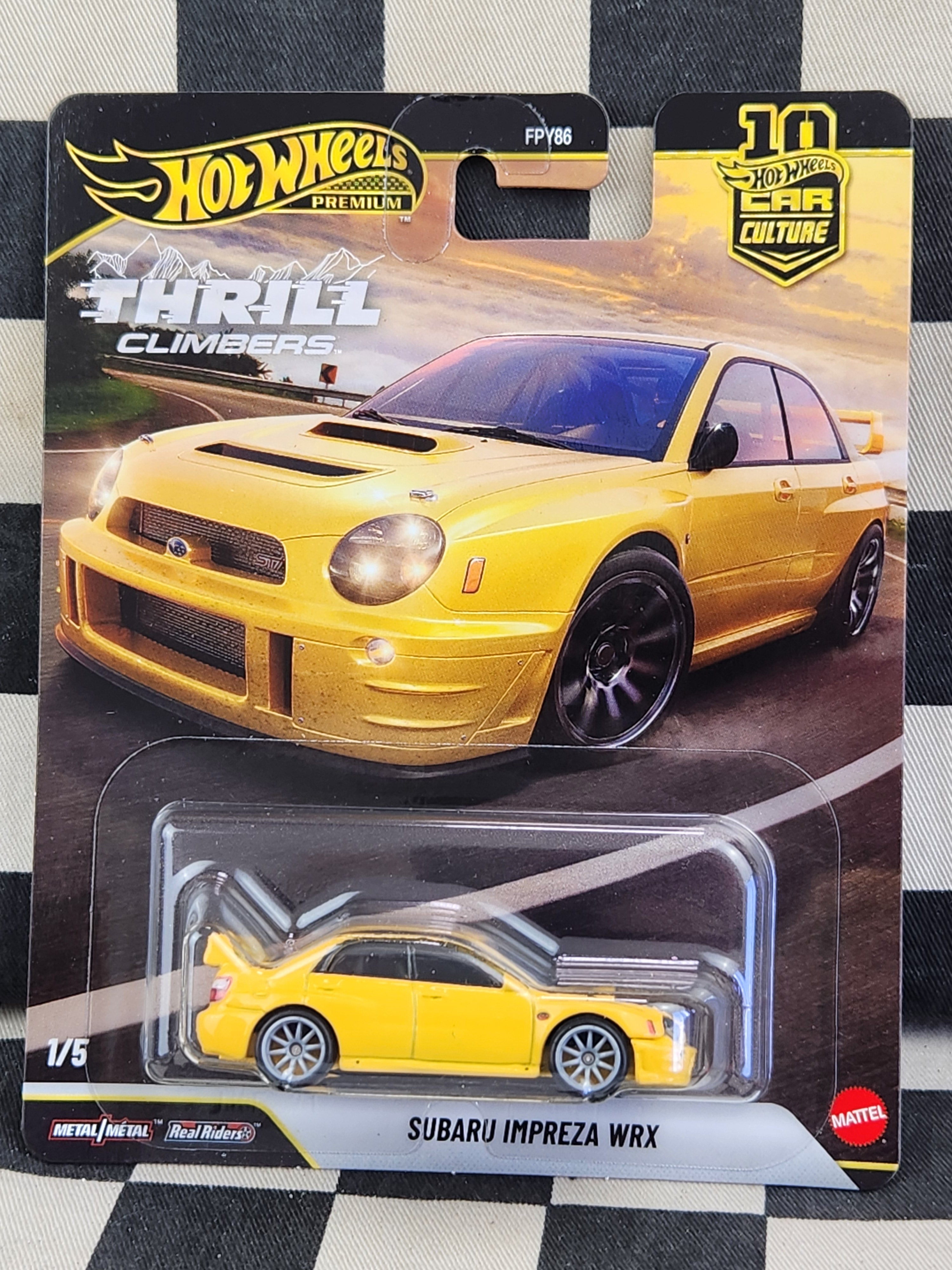 Hot Wheels Premium Thrill Climbers Subaru Impreza WRX