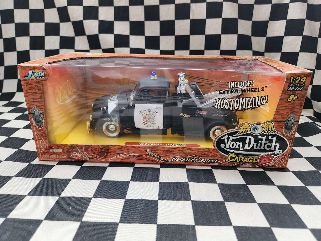 Jada 1/24 Von Dutch Garage 53 Chevy Wrecker Tow Truck