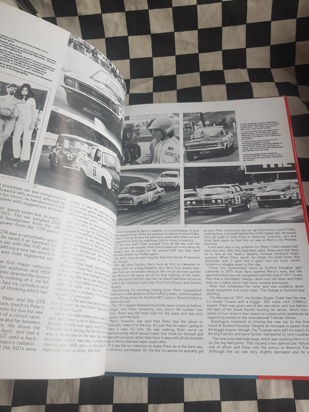 The Peter Brock Story 1983 Book Torana HDT Commodore Bathurst
