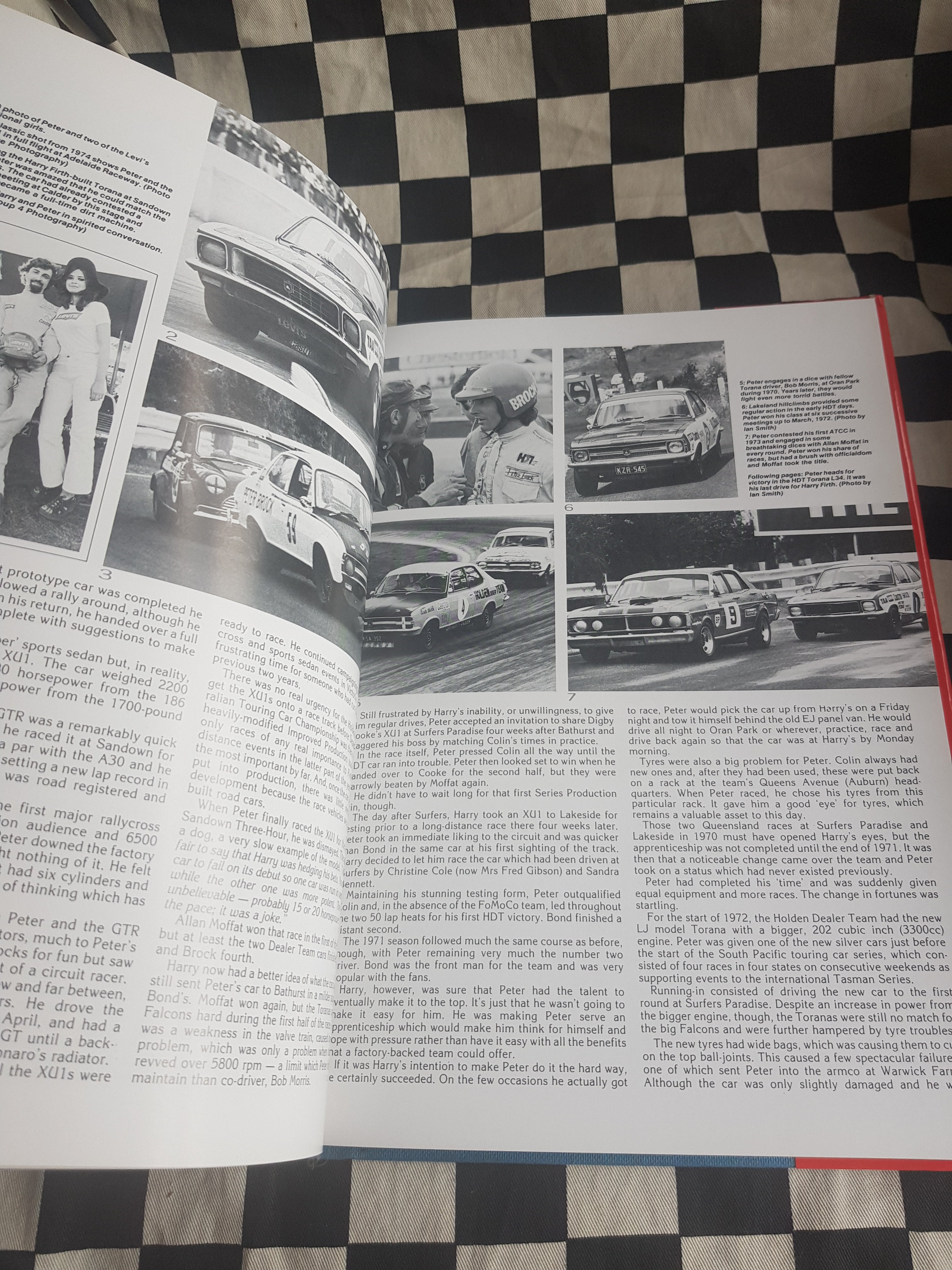 The Peter Brock Story 1983 Book Torana HDT Commodore Bathurst