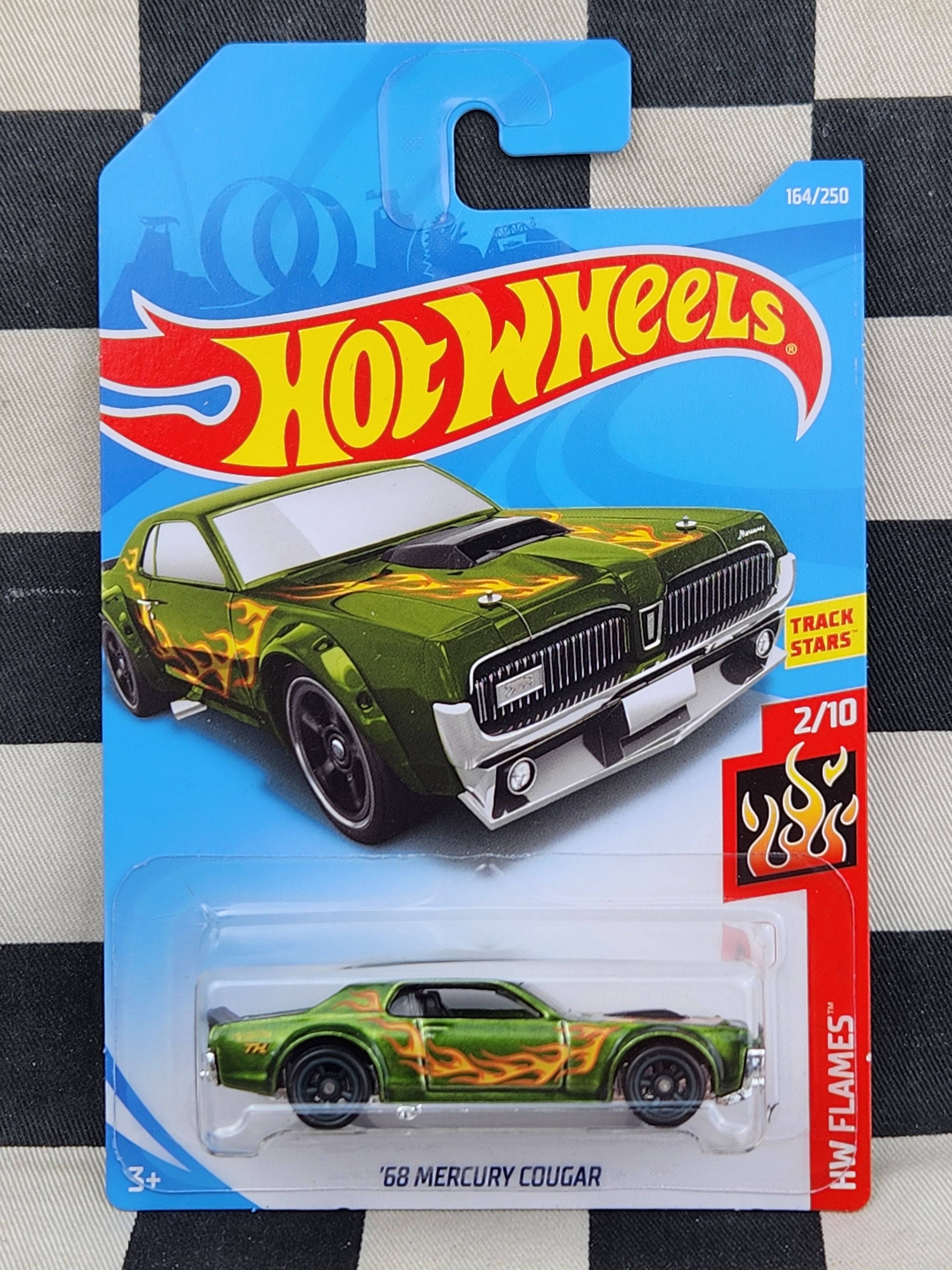 Hot Wheels 2019 Flames SUPER TREASURE HUNT 68 Mercury Cougar