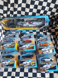 Jada Fast & Furious Set of Build N Collect Cars Plus Peterbilt 387 Hauler  Truck